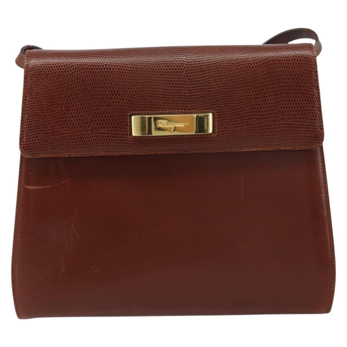 Salvatore Ferragamo Salvatore Ferragamo Gancini Leather Size ONE SIZE - 1 Thumbnail