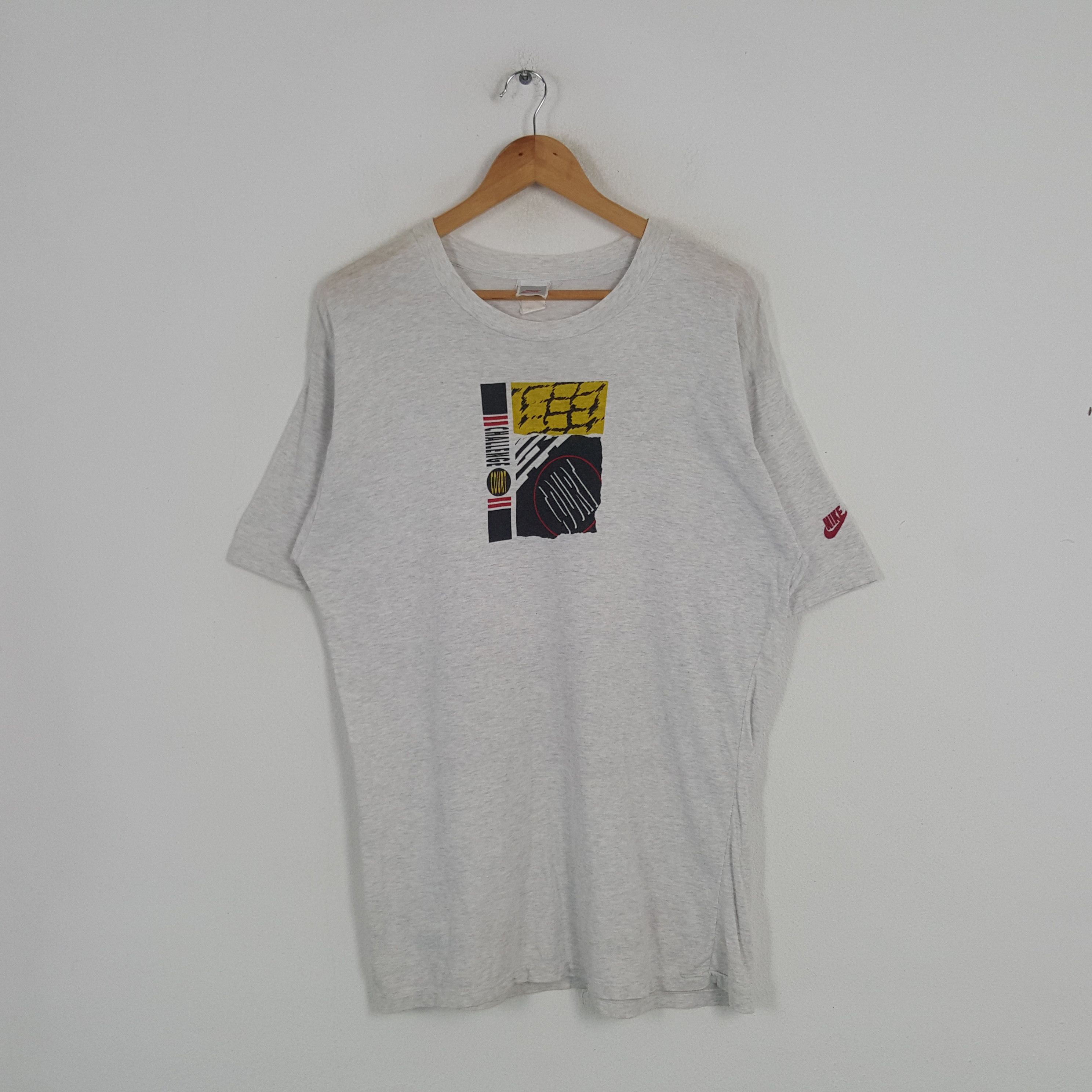 Nike Vintage NIKE Challenge Court Tshirt C239N70 Size US L / EU 52-54 / 3 - 3 Thumbnail
