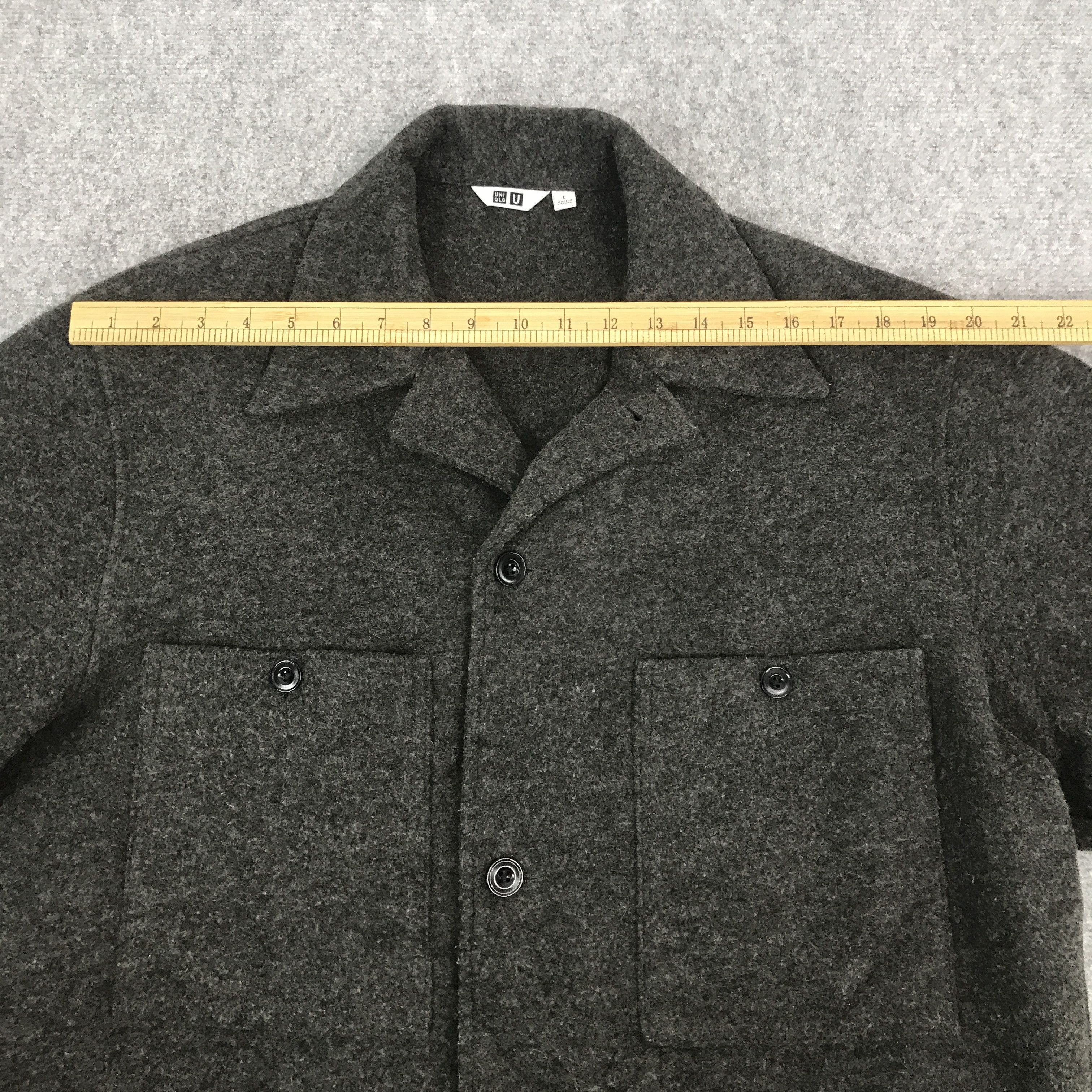 Japanese Brand × Lemaire Vtg Lemaire x Uniqlo Wool Jacket Size US L / EU 52-54 / 3 - 5 Thumbnail