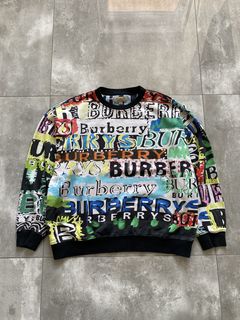 Burberry harrington outlet graffiti print hoodie