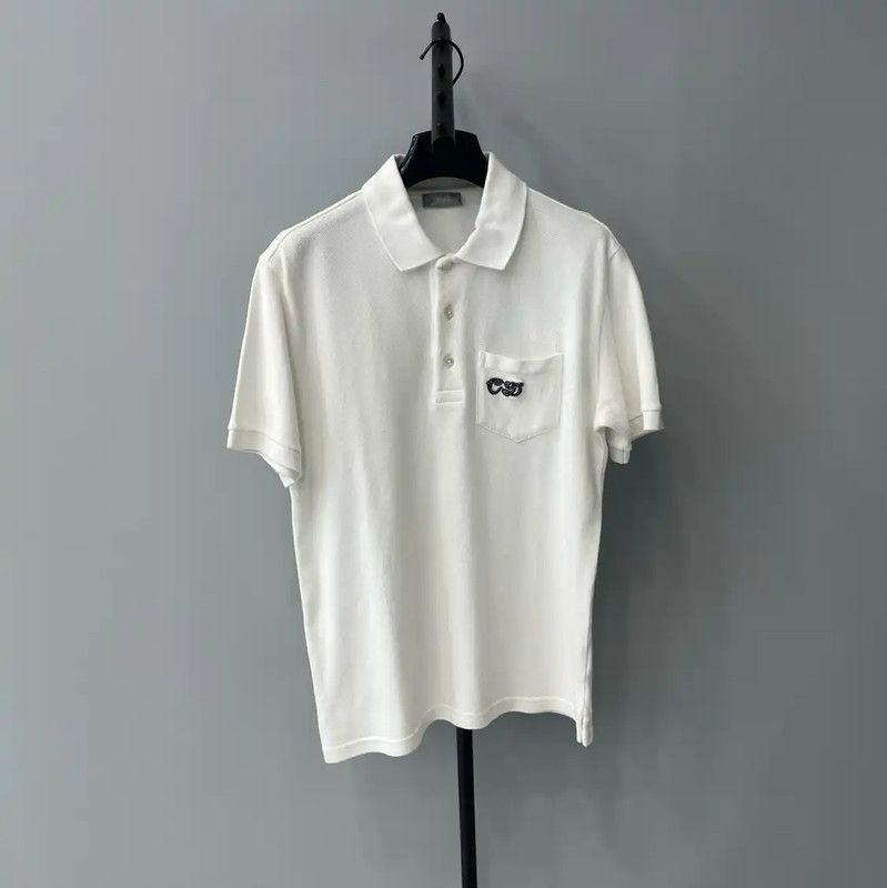 Dior Dior White Cotton Short Sleeve T-Shirt 0089 Size XXS / US 00 / IT 34 - 1 Thumbnail