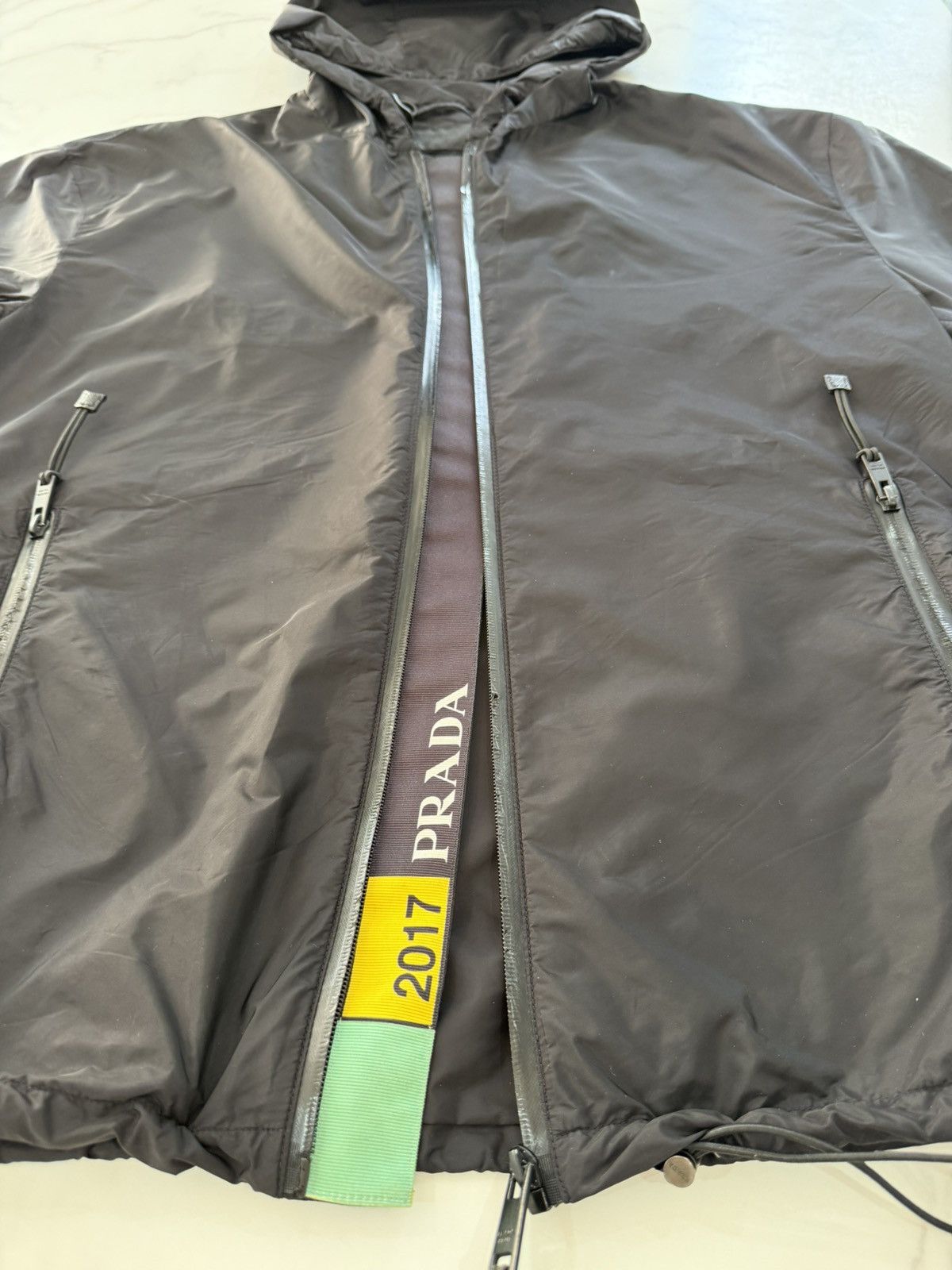 Prada Prada SS17 Graphic Back Nylon Jacket – Rare Archive Size US XL / EU 56 / 4 - 3 Thumbnail