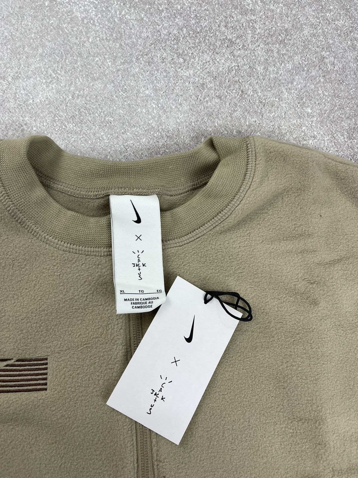 Nike × Travis Scott Nike x Travis Scott NRG Cactus Fleece Pullover Sweatshirt XL Size XL / US 12-14 / IT 48-50 - 13 Thumbnail