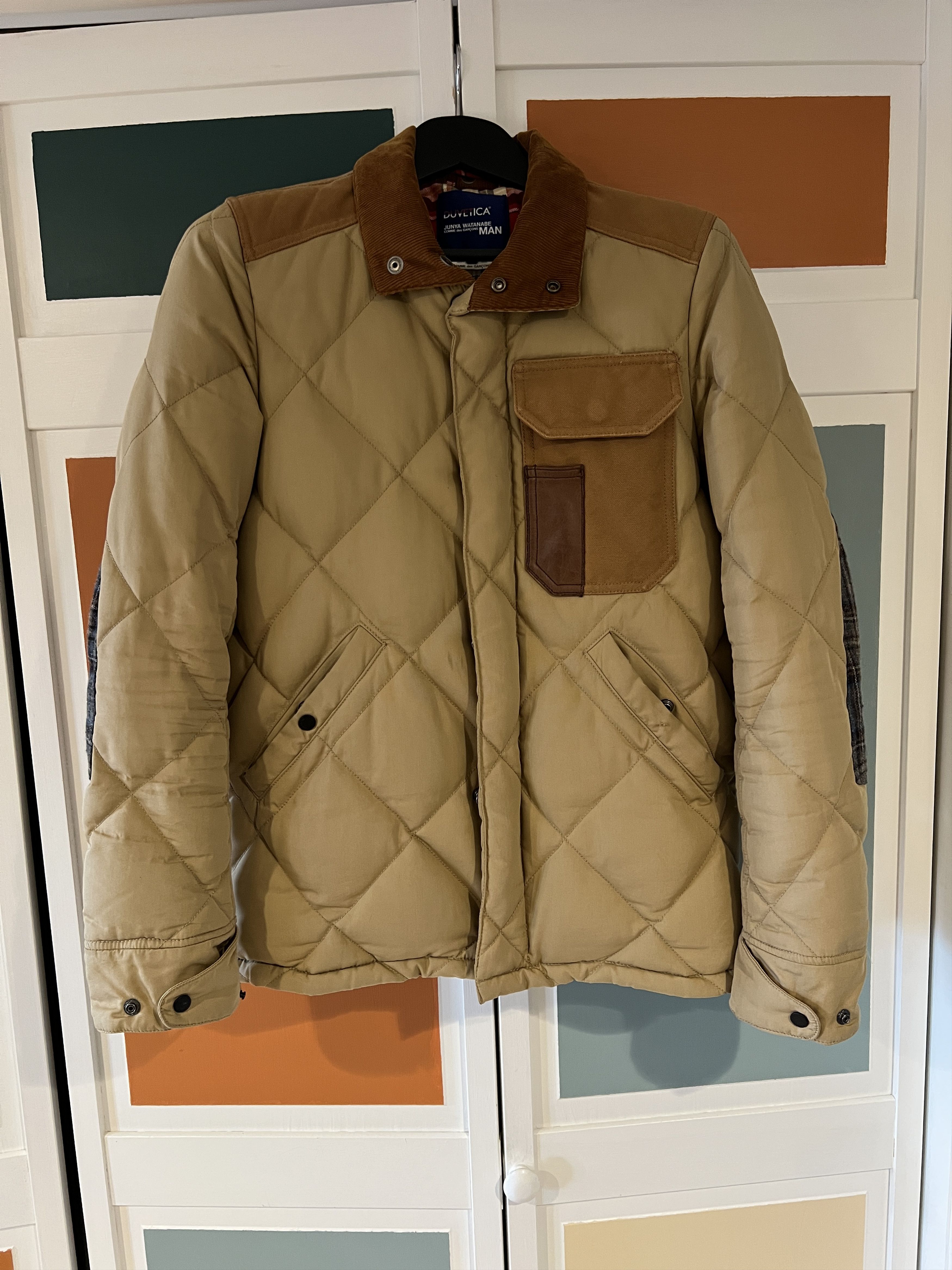Duvetica × Junya Watanabe Quilted Patchwork Down Jacket Size US S / EU 44-46 / 1 - 1 Thumbnail