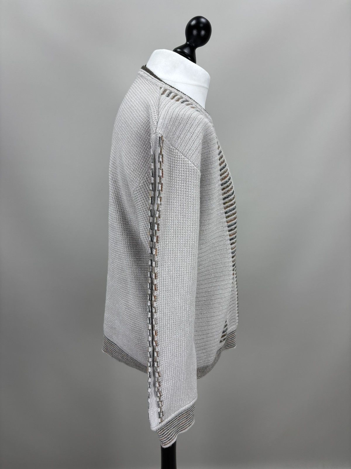 Carlo Colucci Mens sweater Carlo Colucci Size XXL/XXXL Color Gray Size US XXL / EU 58 / 5 - 4 Thumbnail