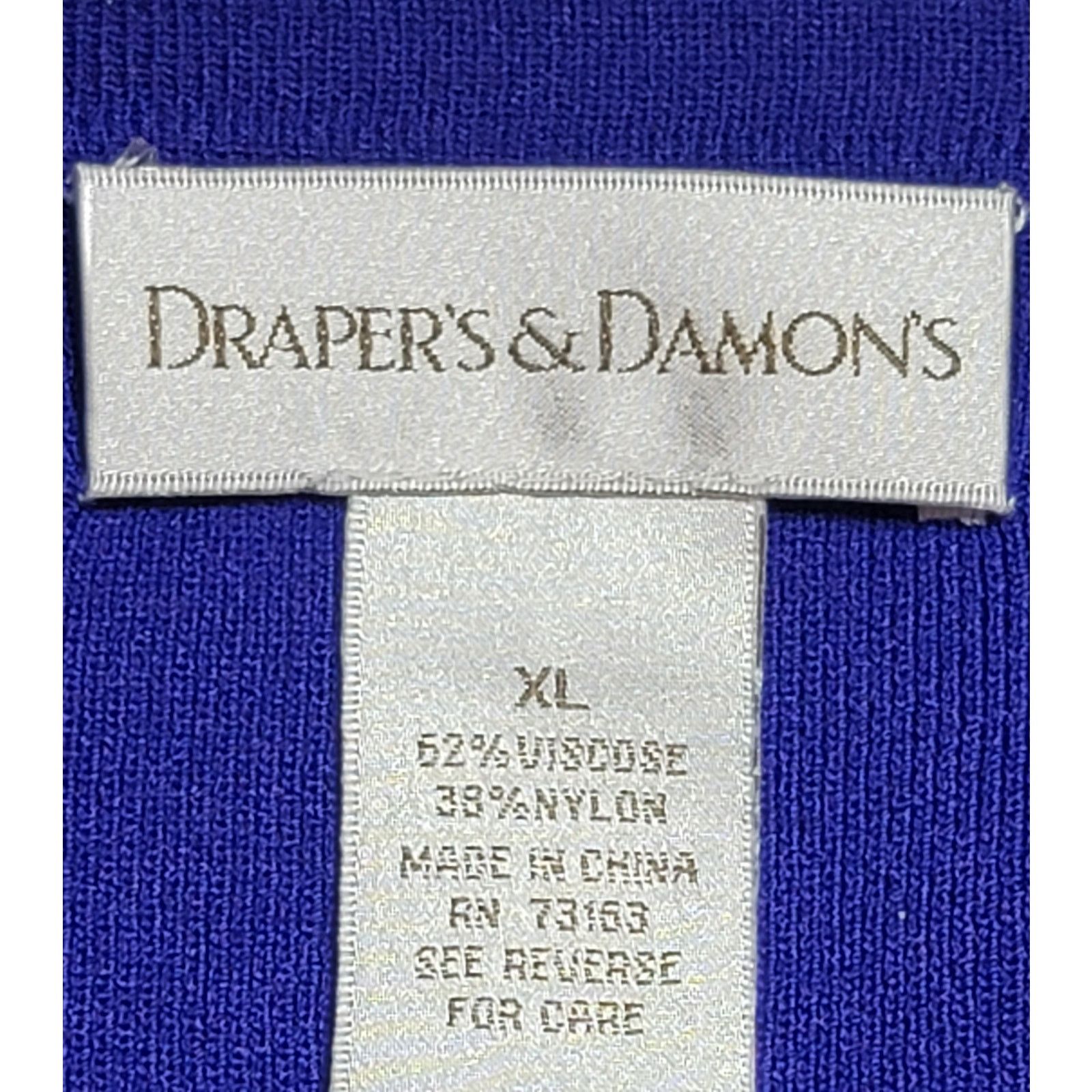 Other Draper's & Damon's Blue Lace Up Bodice Sweater Top XL Size XL / US 12-14 / IT 48-50 - 4 Thumbnail