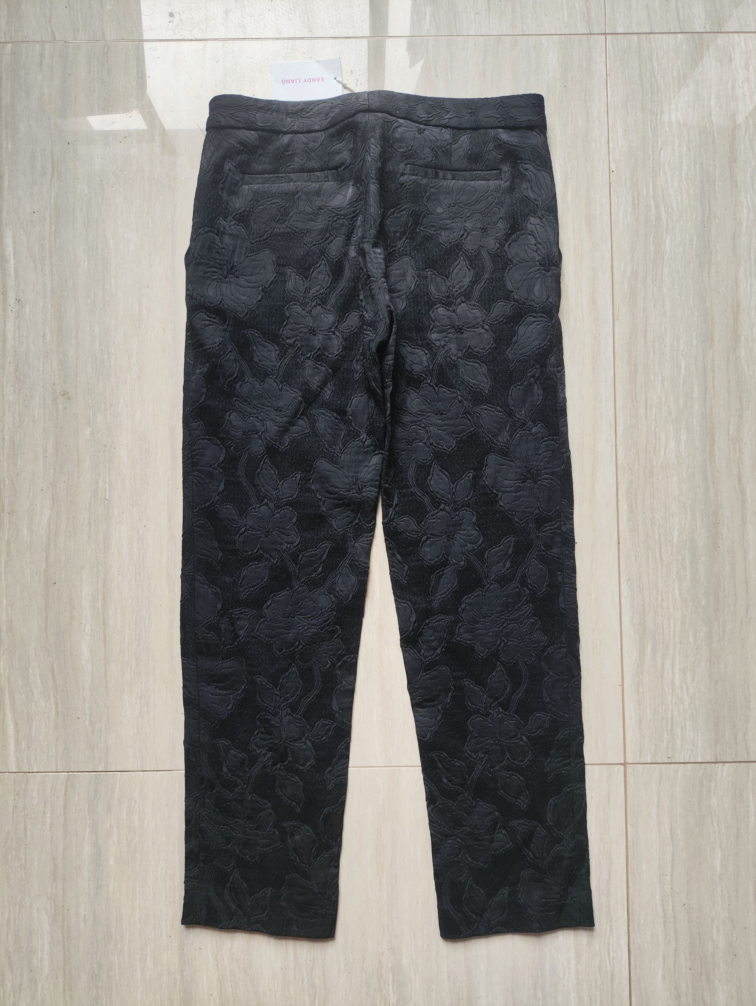 Sandy Liang flower dark pattern pants Size 25" / US 0 / IT 36 - 2 Thumbnail