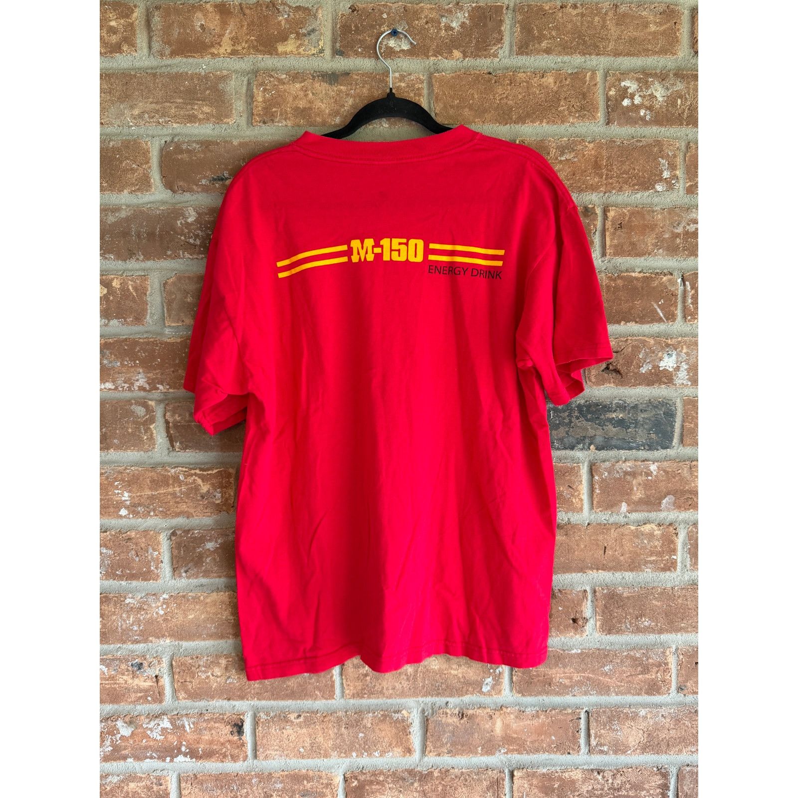 Vintage Vintage M150 Energy Drink Tee Red Double Sided Medium Size US M / EU 48-50 / 2 - 2 Thumbnail