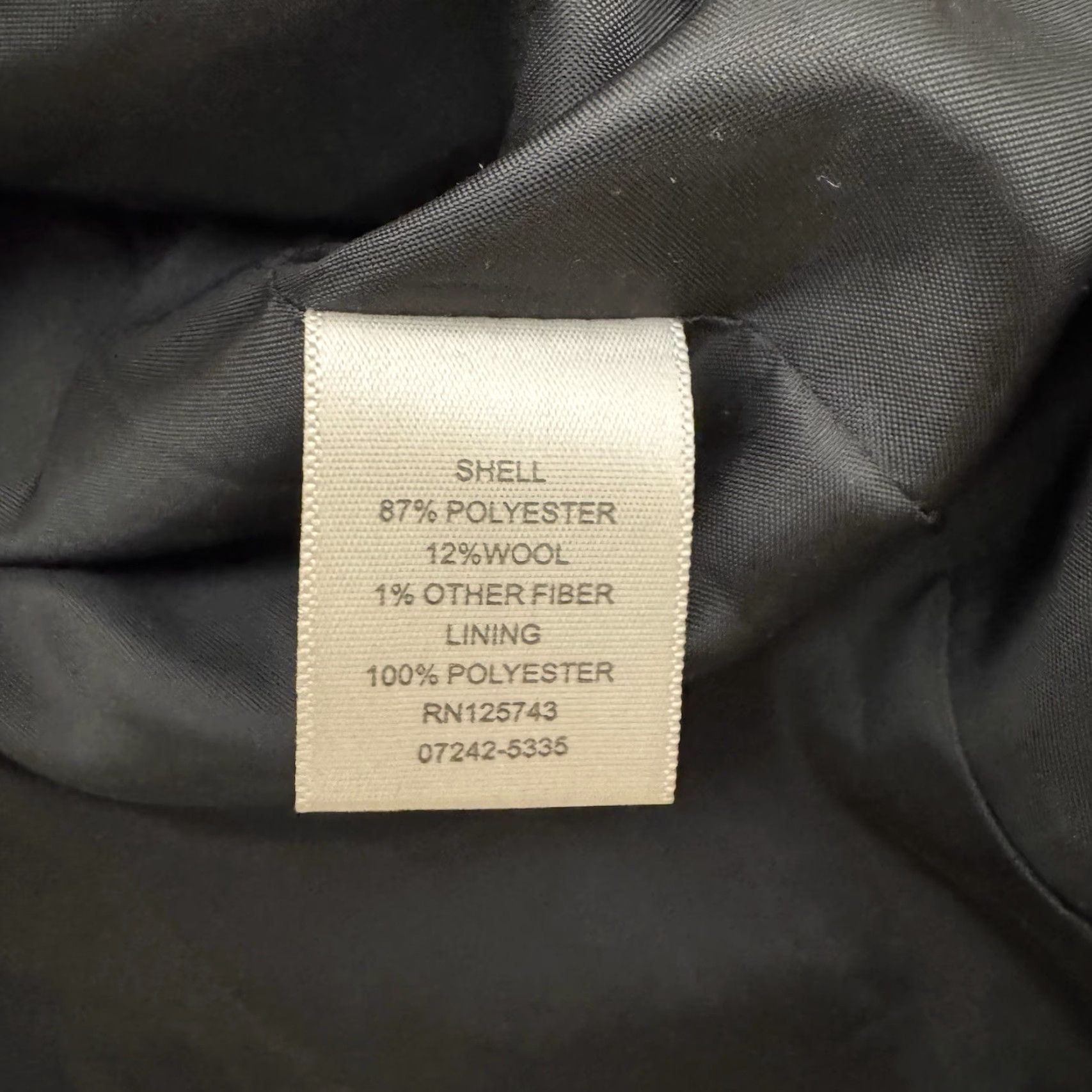Vintage VINTAGE Christopher & Banks Zip Jacket Petite M Tweed Herringbone Wool Blend Black Womens PM 90s Classic Jacket Size M / US 6-8 / IT 42-44 - 7 Thumbnail