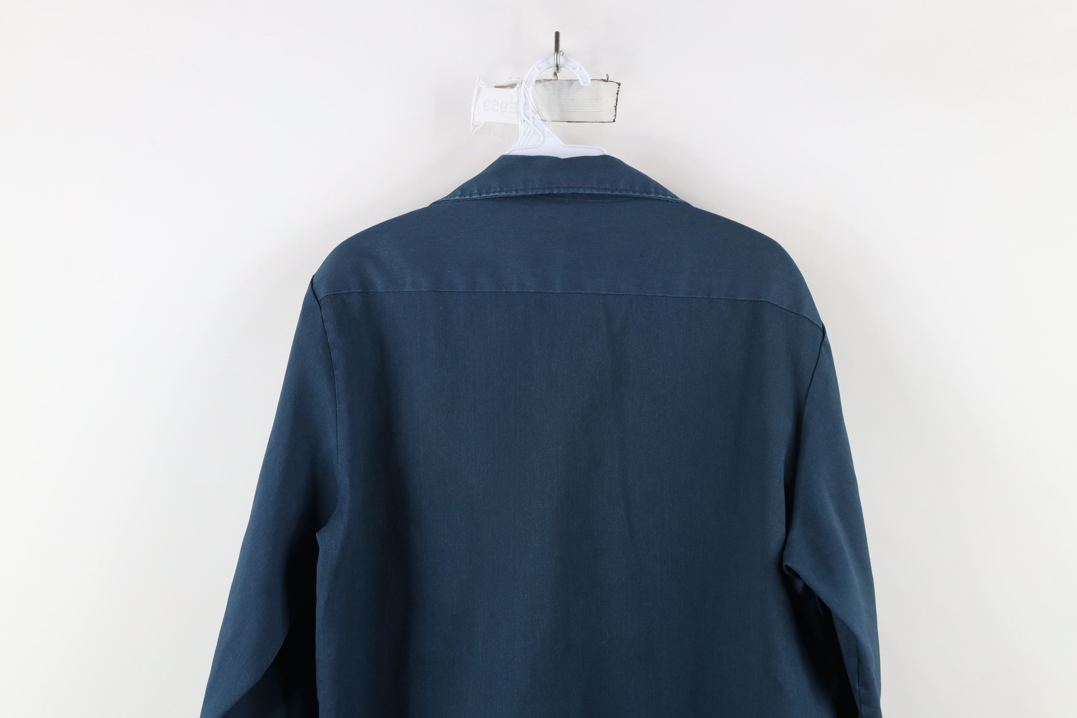Dickies × Vintage Vintage 90s Dickies Workwear Button Shirt Blue USA Size US M / EU 48-50 / 2 - 11 Thumbnail