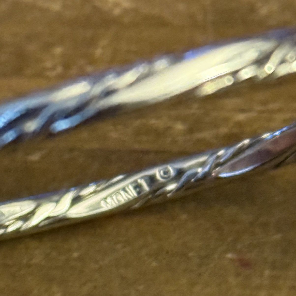 Monet Vintage Monet silver tone twisted bangle bracelets Size ONE SIZE - 6 Thumbnail