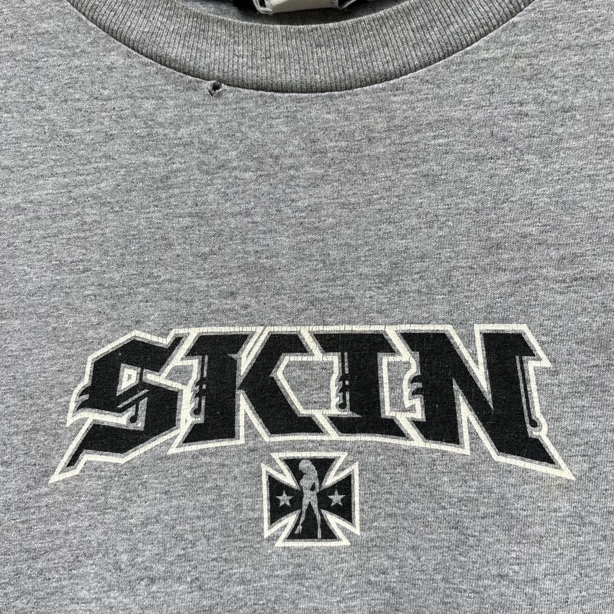 Hook-Ups Thrashed Vintage Skin Industries Skateboard Brand Tee Size US M / EU 48-50 / 2 - 7 Thumbnail
