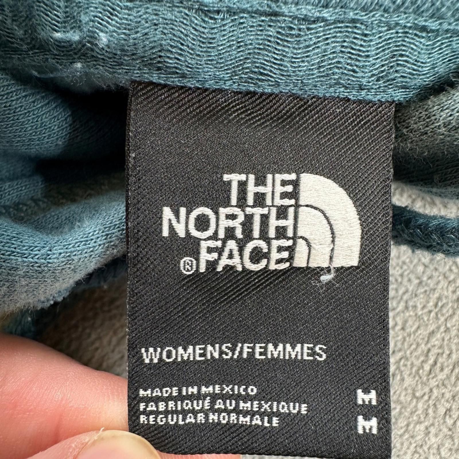 The North Face The North Face Womens Hoodie Pullover Teal Logo Sweatshirt M Size M / US 6-8 / IT 42-44 - 4 Thumbnail