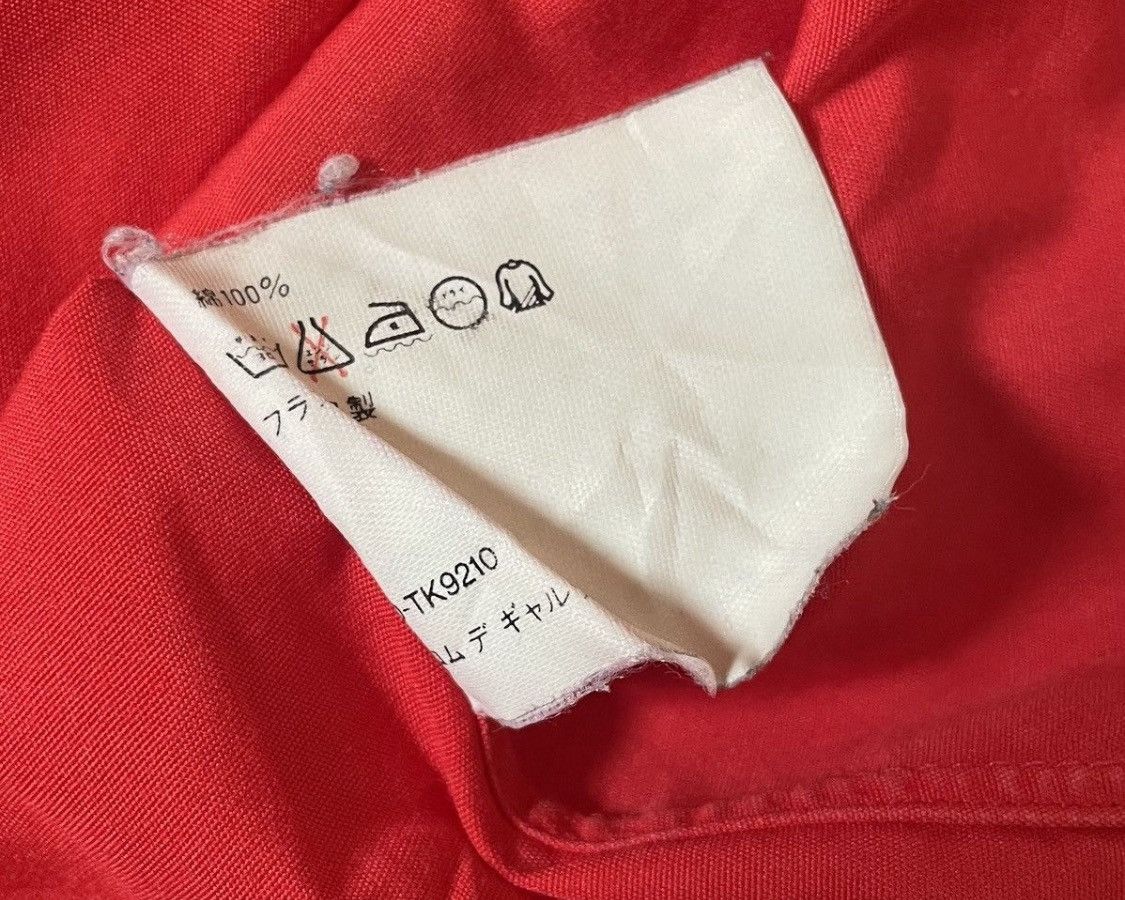 Comme des Garcons Vintage CDG SHIRT red button up shirt Size US L / EU 52-54 / 3 - 5 Thumbnail