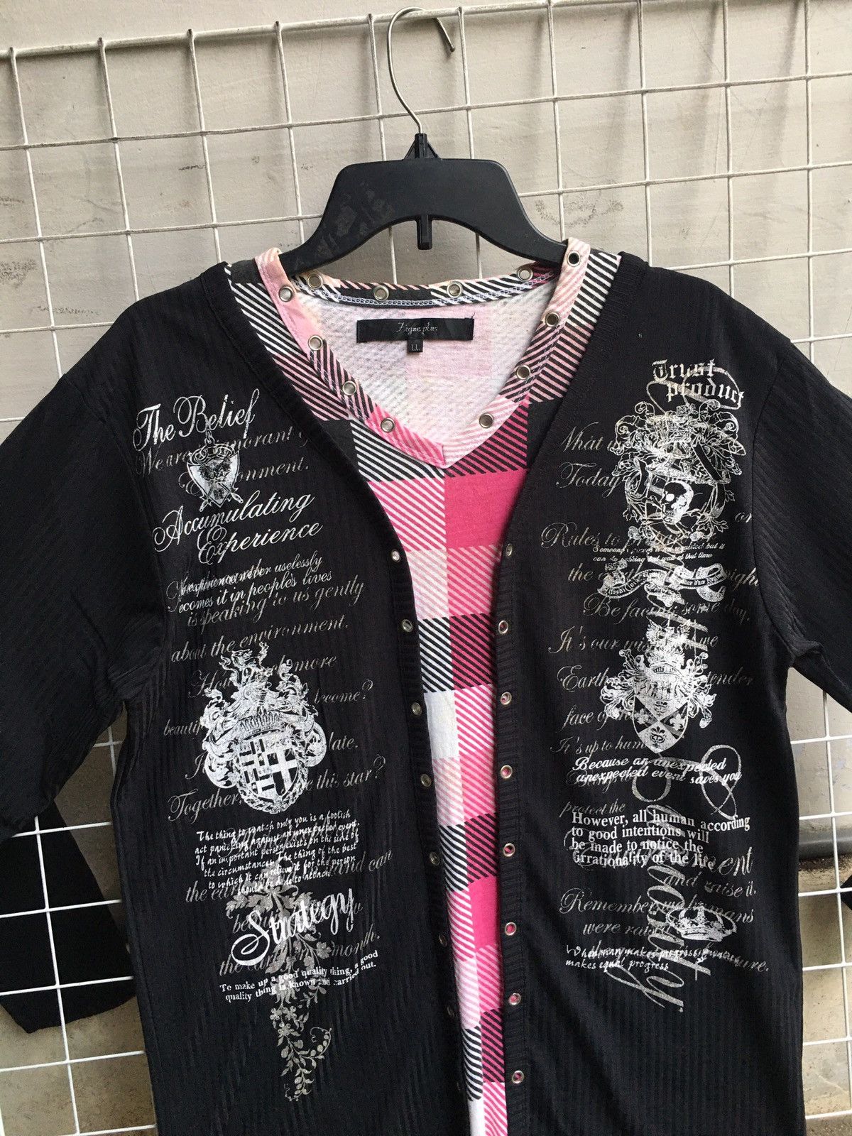 Japanese Brand Y2K Zigue plus poem Size US L / EU 52-54 / 3 - 2 Thumbnail