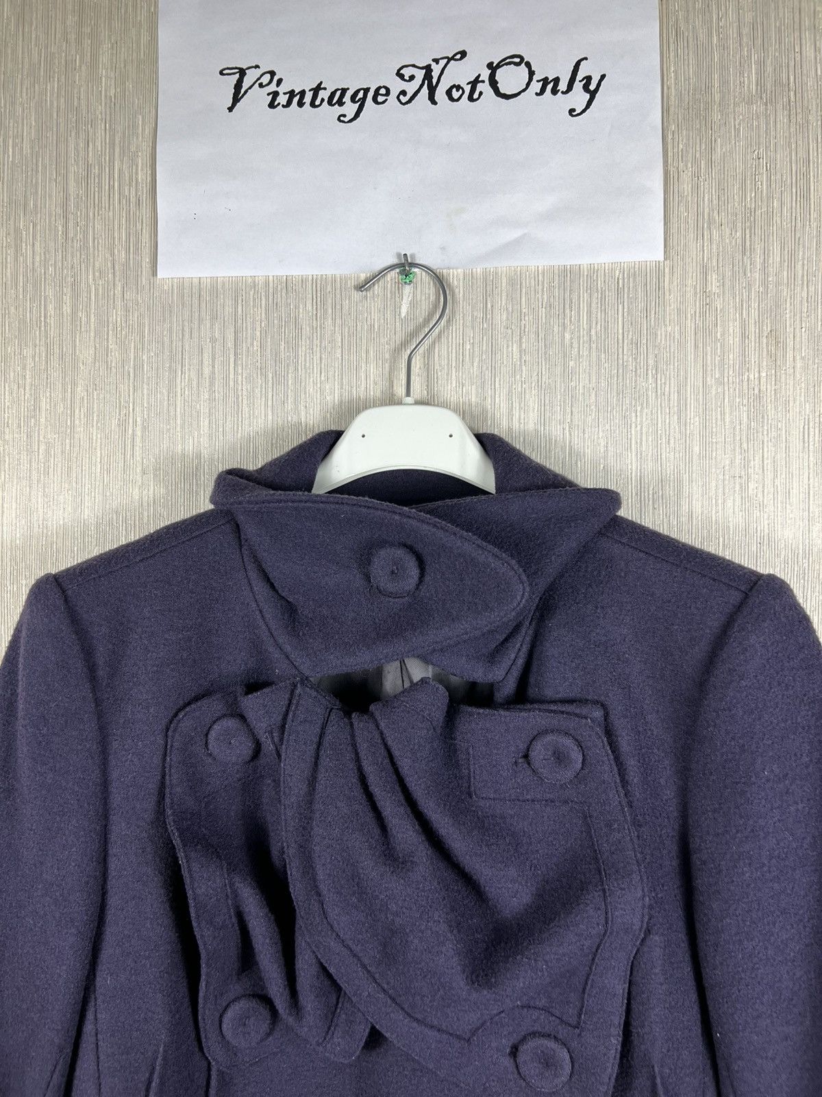 Sonia Rykiel Sonia Rykiel Paris wool double breasted navy coat casual Size M / US 6-8 / IT 42-44 - 16 Thumbnail