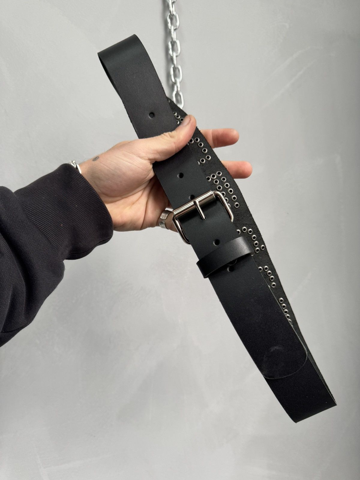 Carhartt Carhartt studded leather avant garde belt y2k street fashion Size ONE SIZE - 11 Thumbnail