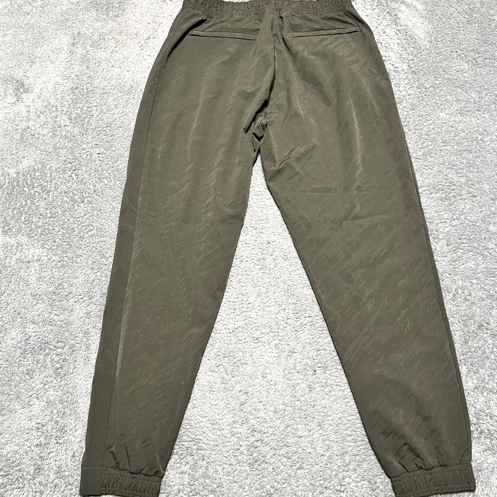 Athleta Athleta Pants Womens 12 Green Textured Brooklyn Jogger Performance Athletic) Size 34" / US 12 / IT 48 - 4 Thumbnail