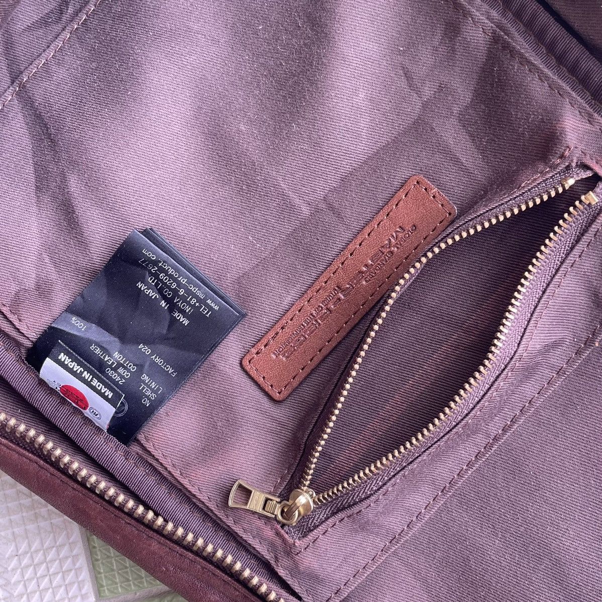 Japanese Brand × Leather × MasterPiece Masterpiece 🇯🇵 Full Leather Brown Crossbody Size ONE SIZE - 15 Thumbnail