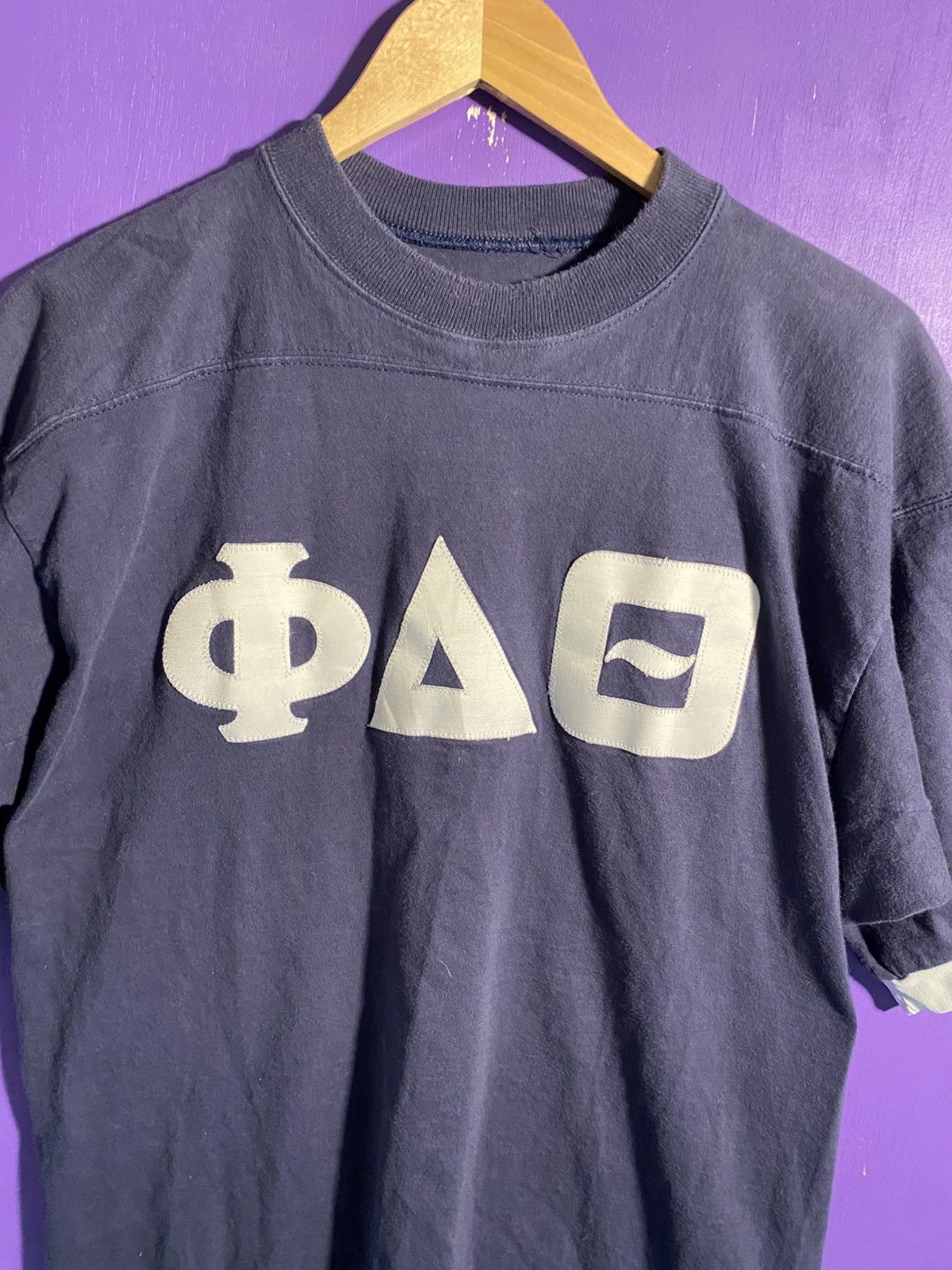 Other Vintage 80s/90s Russell fraternity jersey shirt Size US L / EU 52-54 / 3 - 3 Thumbnail