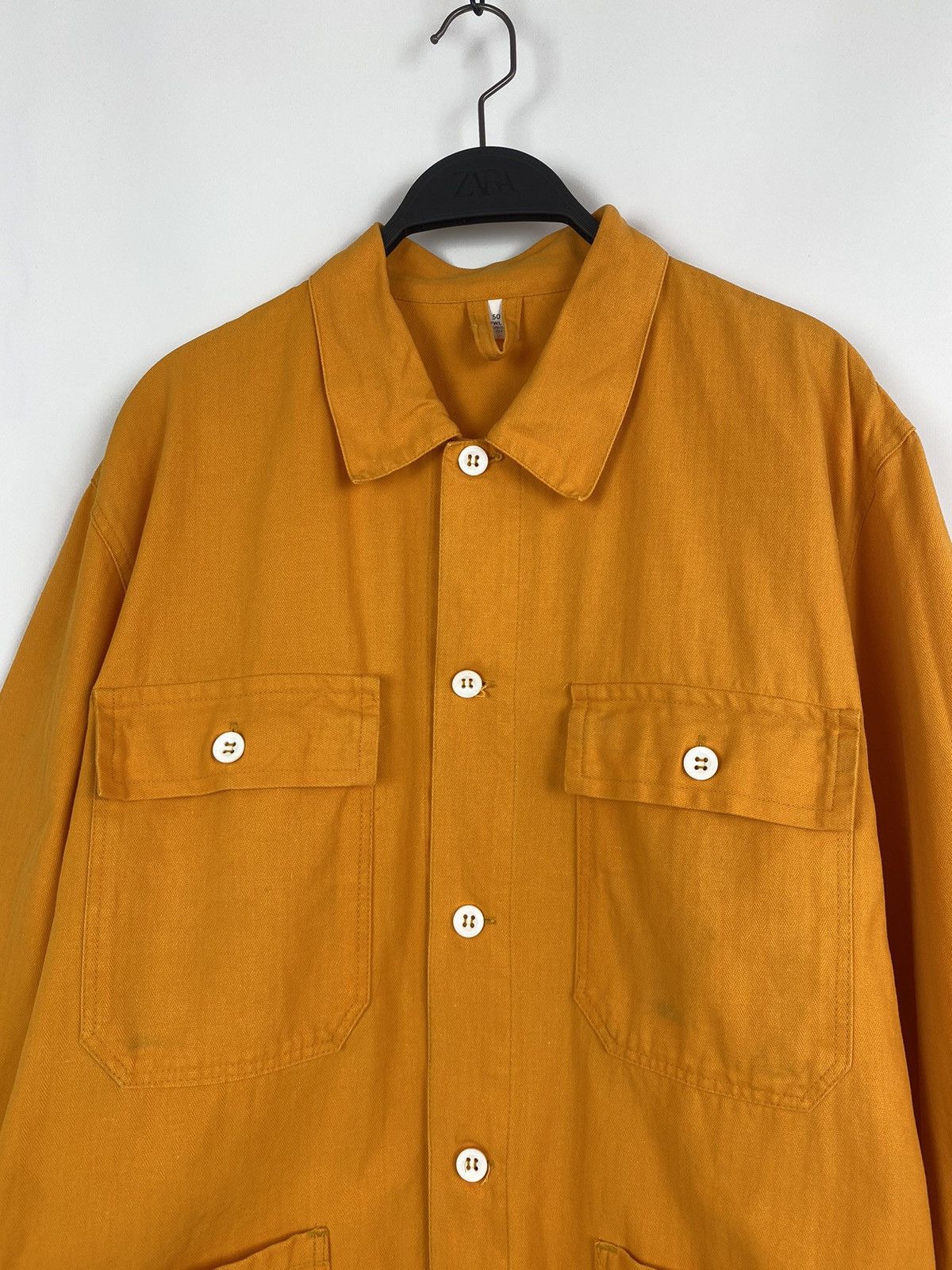 Vintage 1990’s Vintage Railway HBT Sanfor Work Chore Jacket Size US M / EU 48-50 / 2 - 4 Thumbnail