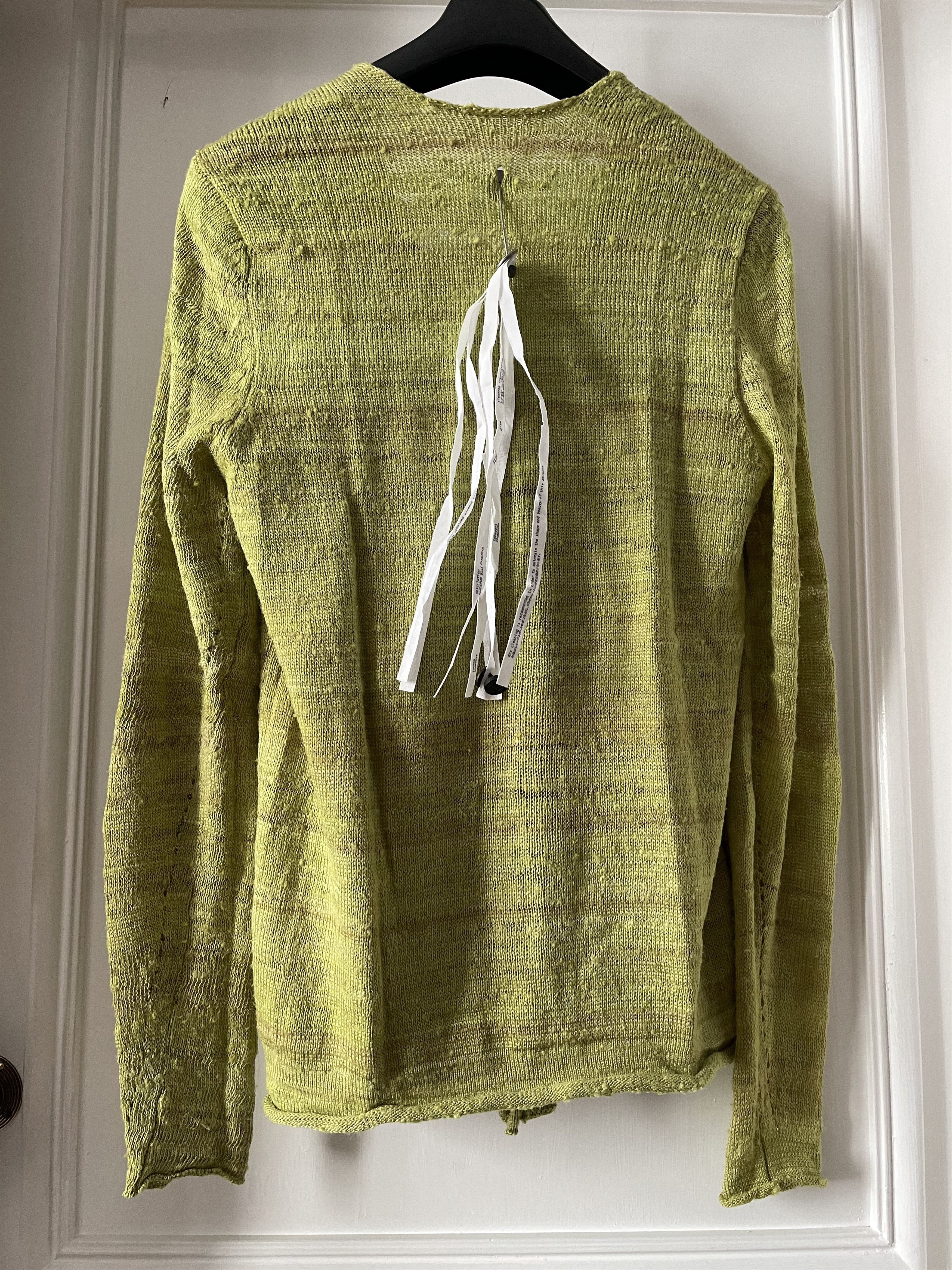 Label Under Construction LABEL UNDER CONSTRUCTION HANDSPUN SILK CARDIGAN SIZE-M Size US M / EU 48-50 / 2 - 2 Thumbnail