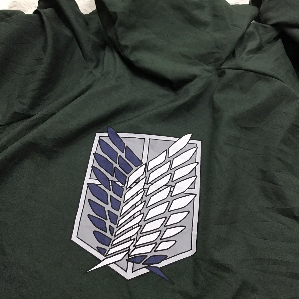 Japanese Brand VINTAGE Y2K ATTACK ON TITAN CLOAK HOODIE Size US M / EU 48-50 / 2 - 14 Thumbnail