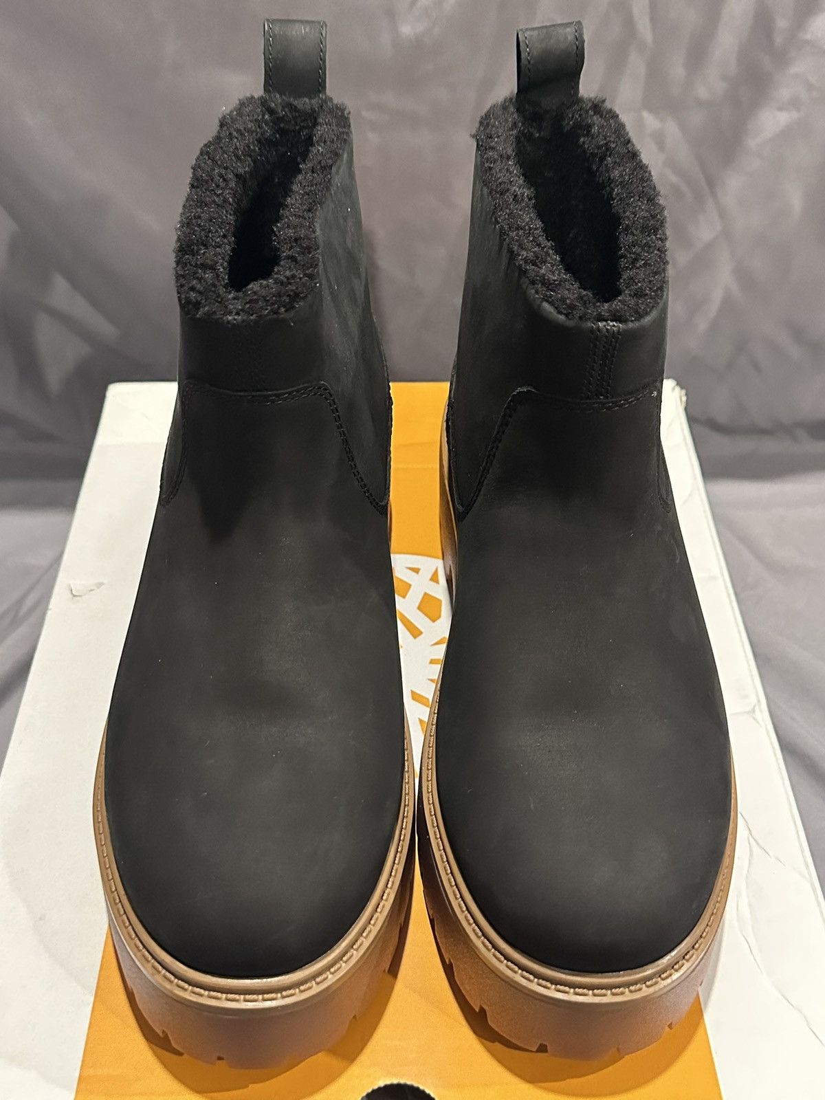 Timberland Timberland Stone Street Mid Warm Lined Boots Black Nubuck 11 Size US 11 / IT 41 - 8 Thumbnail