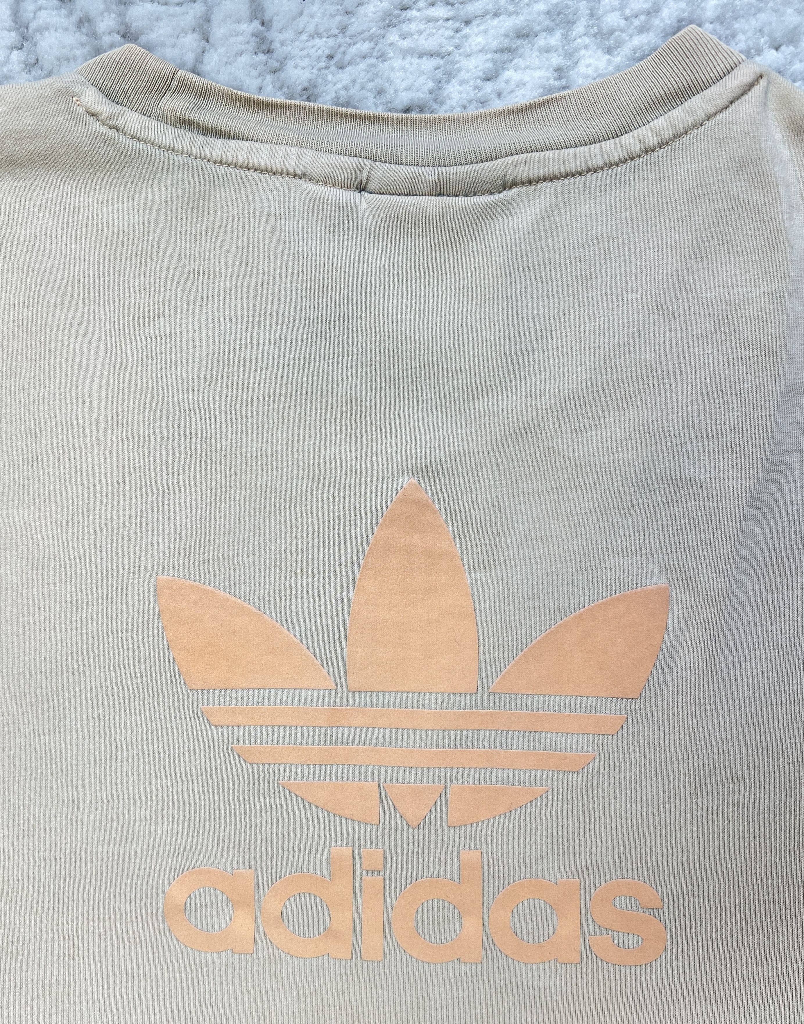 Adidas Adidas Originals Trefoil Logo T-Shirt Tee Beige Size US L / EU 52-54 / 3 - 9 Thumbnail