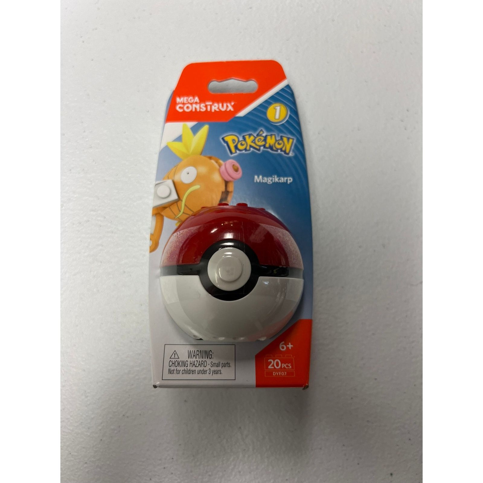 Pokemon Mega Construx Pokemon Magikarp 20 Pieces Building Set NEW Size ONE SIZE - 3 Thumbnail