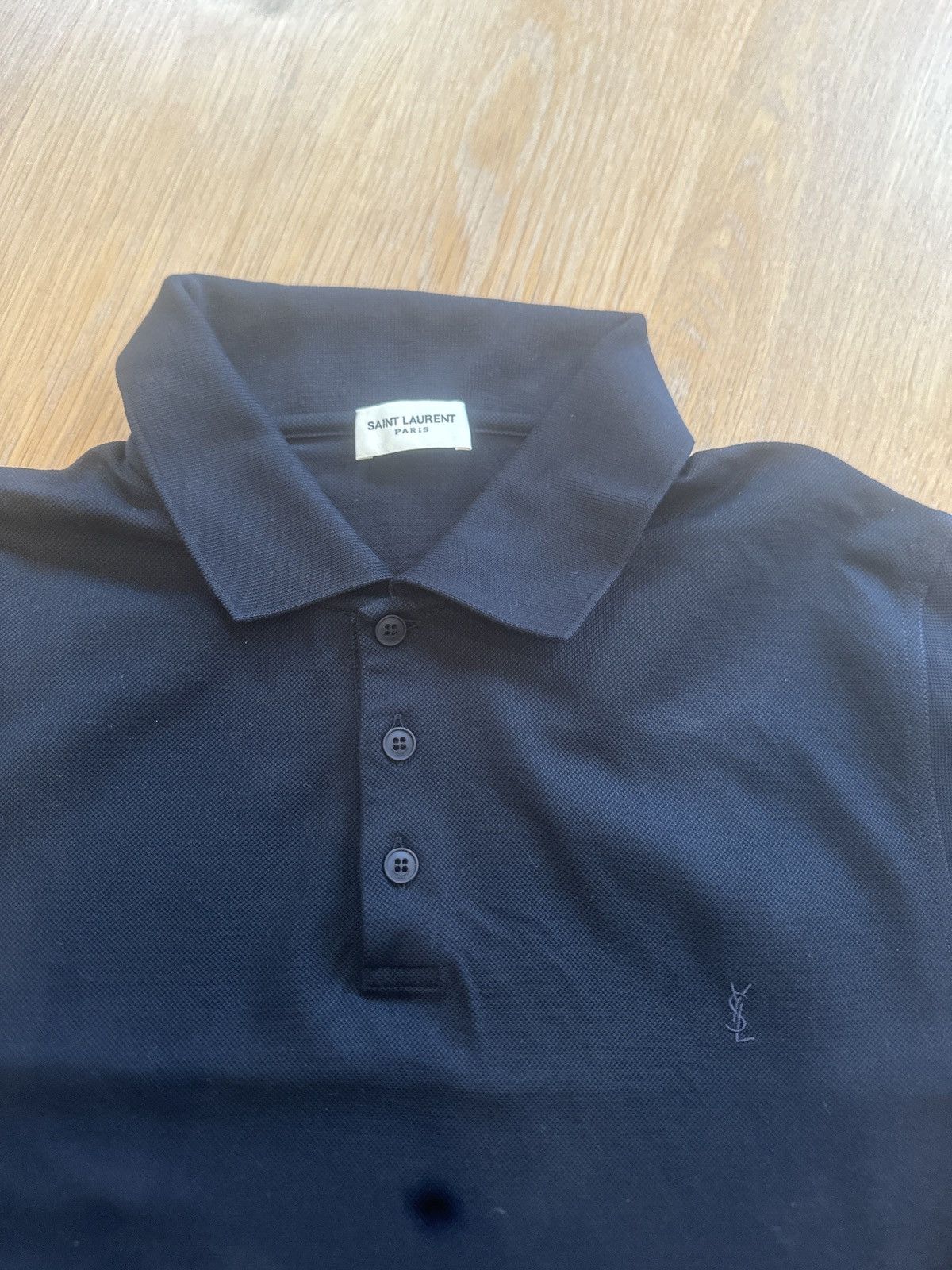 Yves Saint Laurent Saint Laurent Short Sleeve Polo Shirt Size US M / EU 48-50 / 2 - 2 Thumbnail
