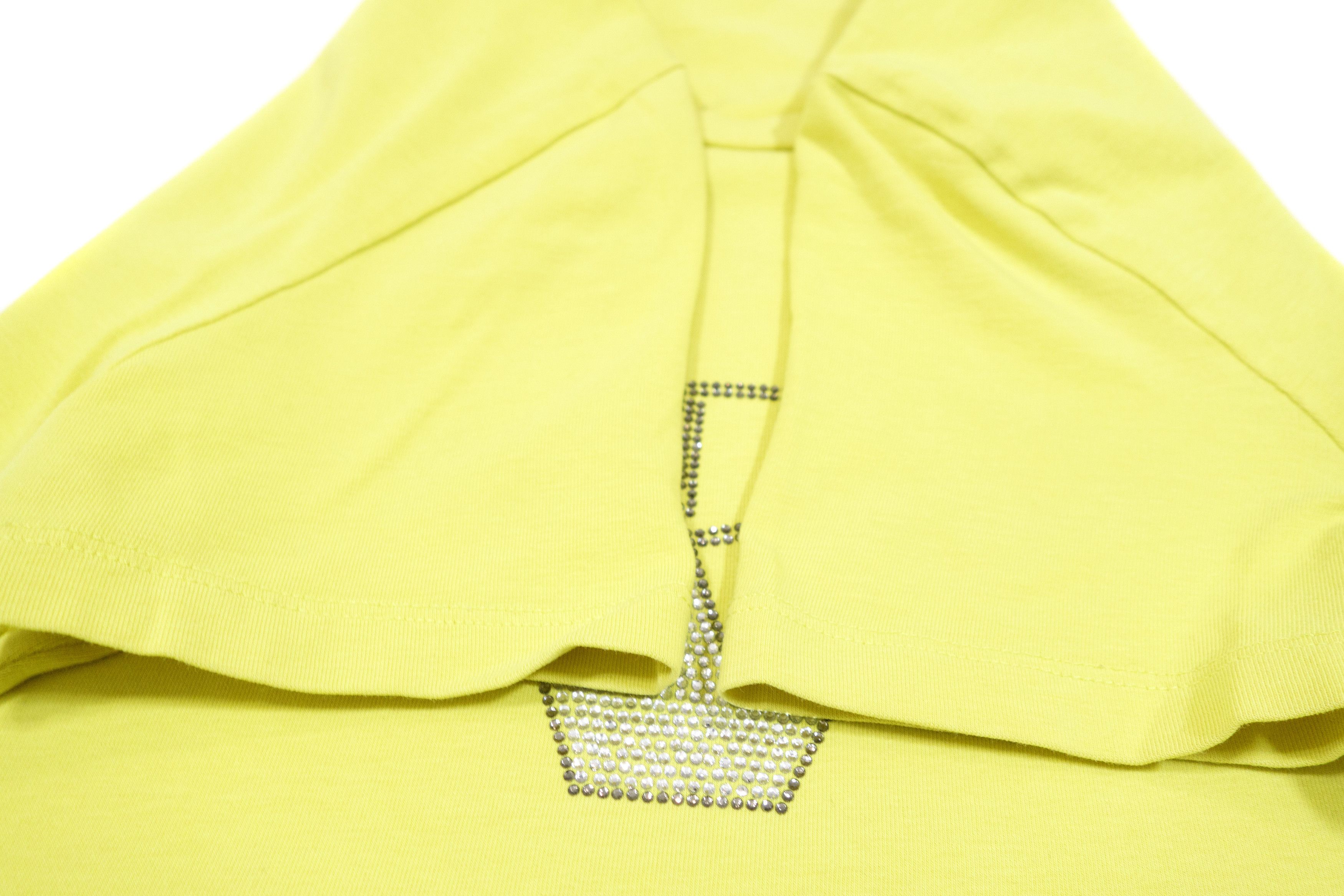 Versace Jeans Couture Y2K VJC Rhinestones Big Logo 00s T-Shirt Vintage Size L / US 10 / IT 46 - 5 Thumbnail