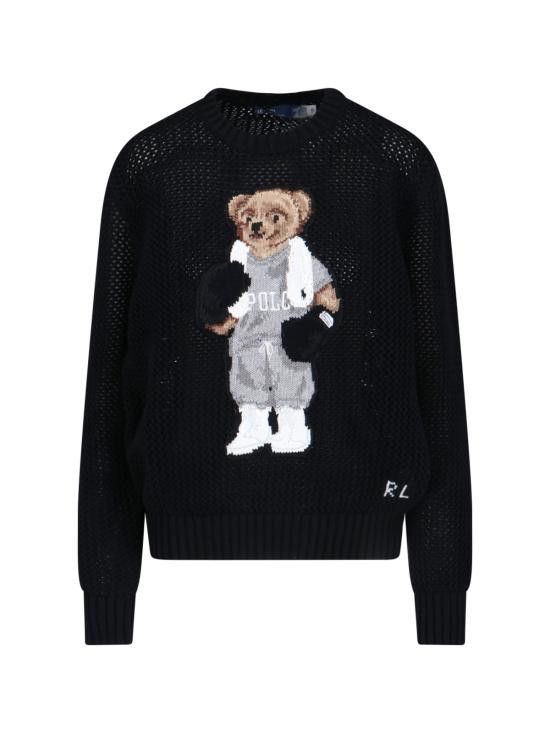 Polo Ralph Lauren POLO RALPH LAUREN Women Sweater 211 972112 001 Black Size L / US 10 / IT 46 - 1 Thumbnail