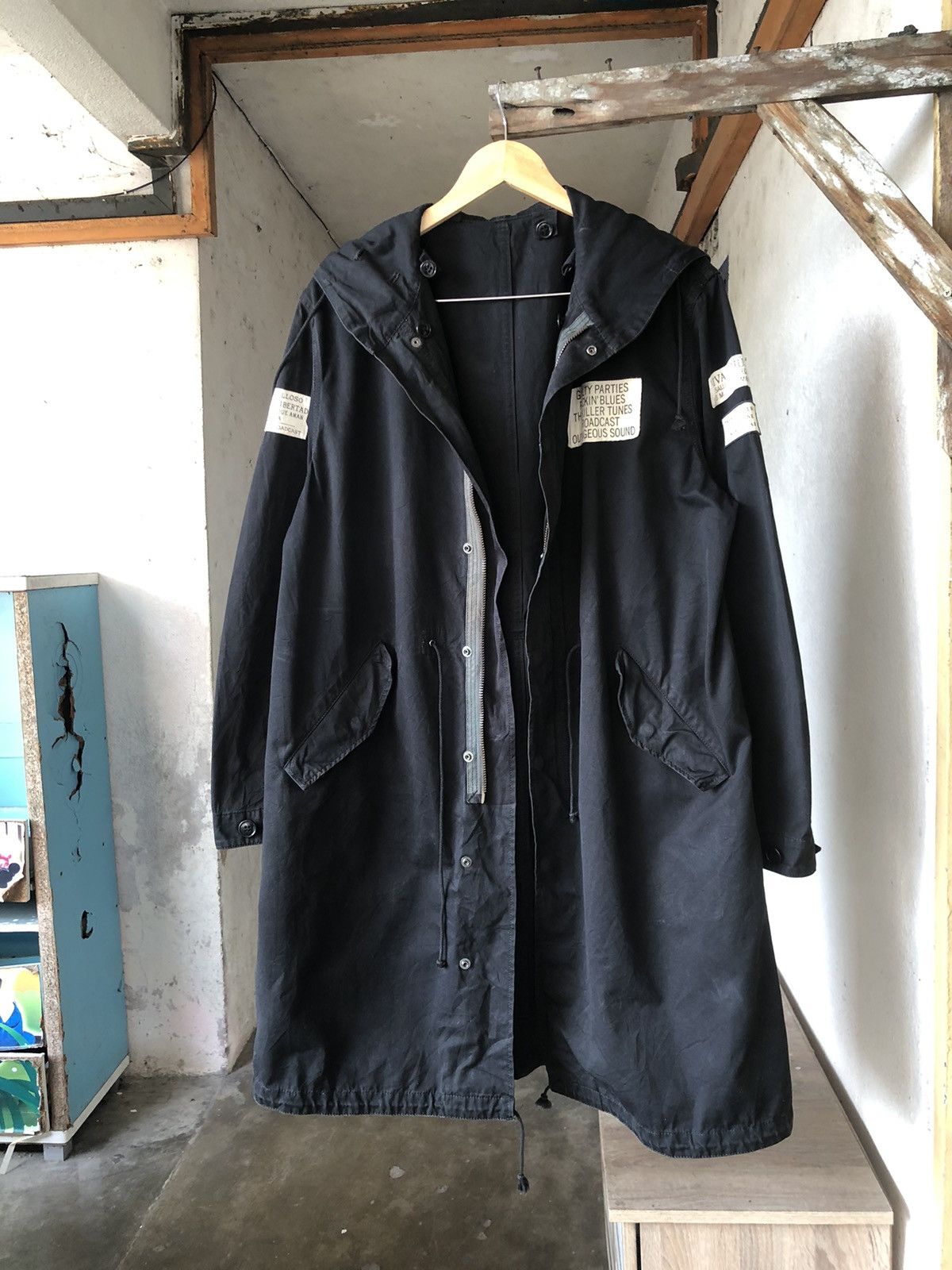 Wacko Maria Vintage Guilty Parties Big Print "I am very Good" Parka Size US L / EU 52-54 / 3 - 4 Thumbnail