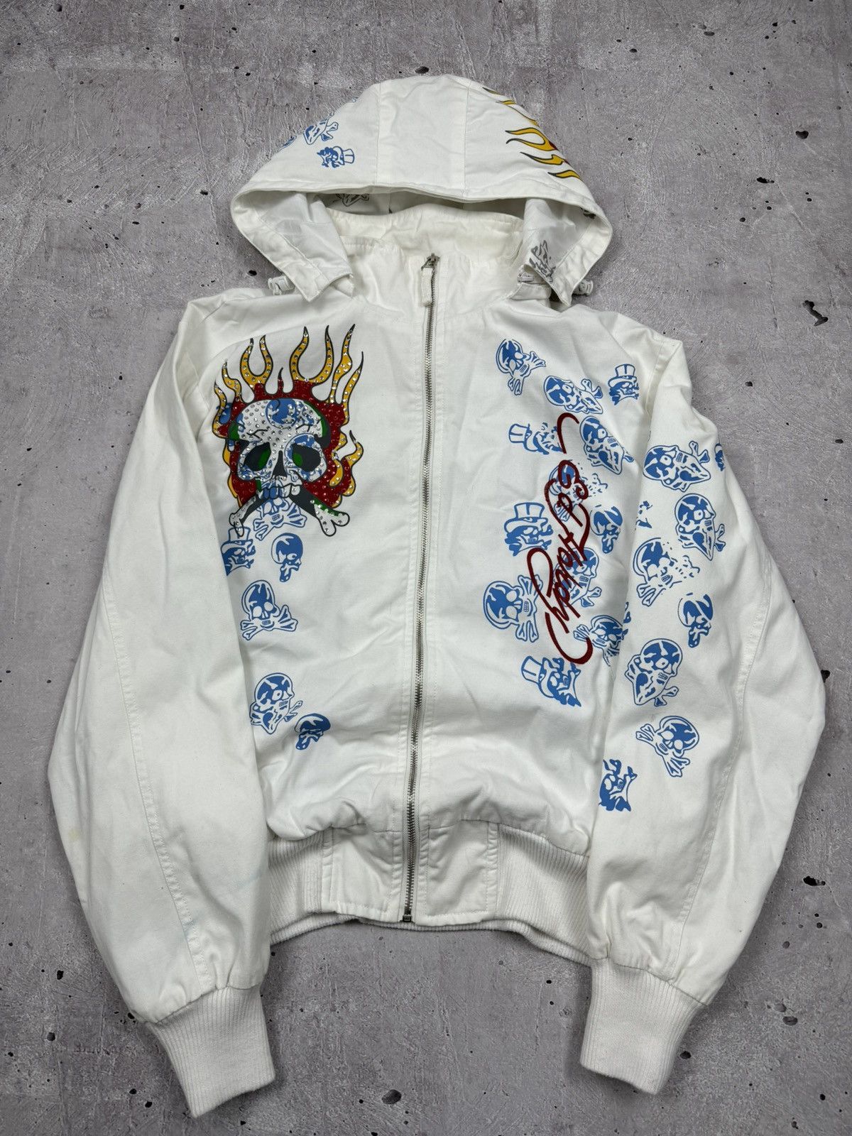Christian Audigier × Ed Hardy × Vintage Vintage Y2K Ed Hardy Jacket Rare Size US M / EU 48-50 / 2 - 7 Thumbnail