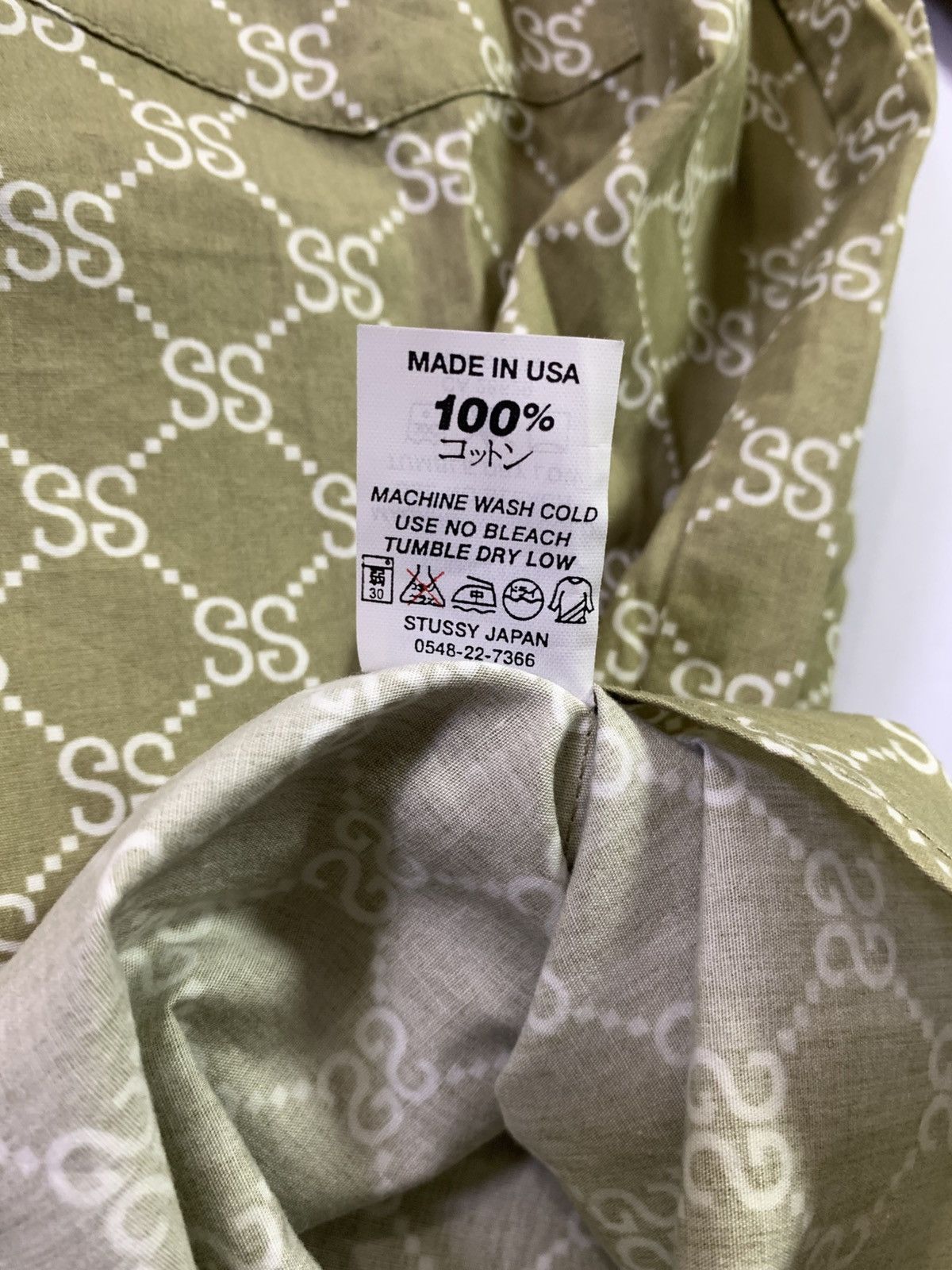 Stussy Vintage Rare Stussy Gucci Monogram Shirts Size US L / EU 52-54 / 3 - 8 Thumbnail