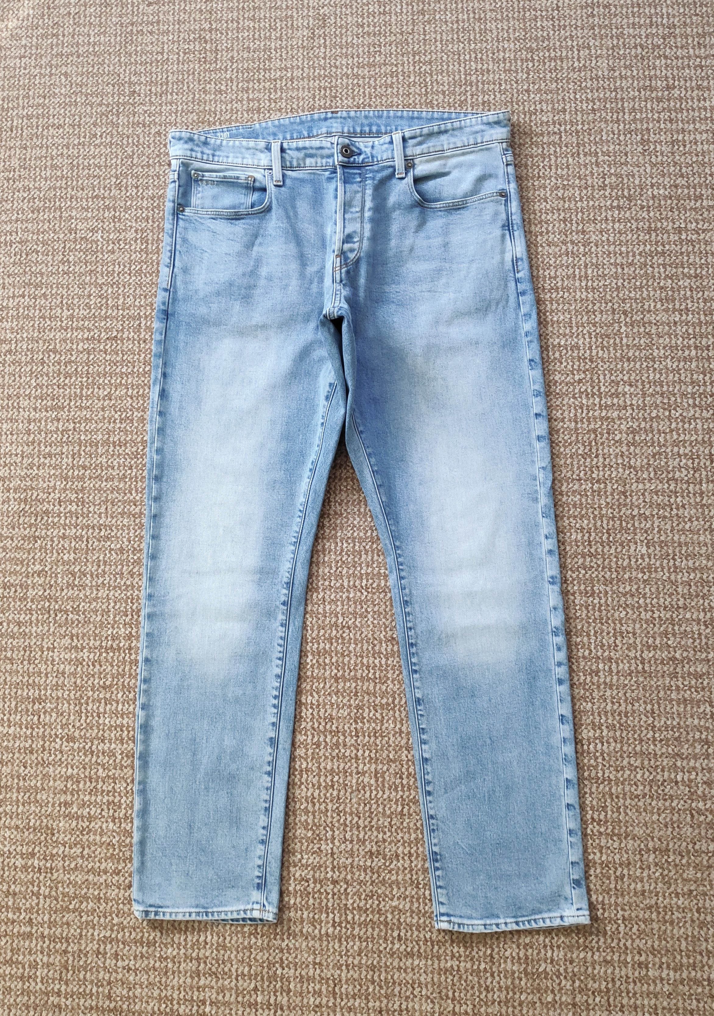 G-Star G-Star Raw 3301 Straight Tapered Denim Jeans Size US 36 / EU 52 - 1 Thumbnail