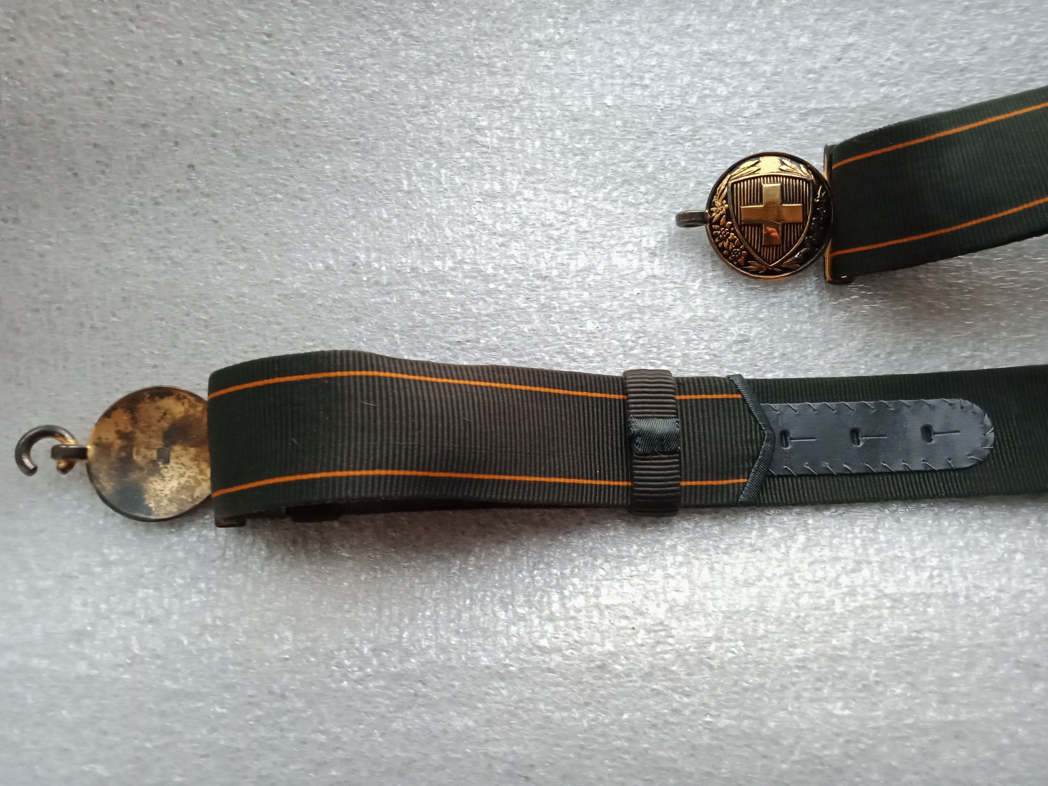 Vintage Vintage 50s Swiss Army dress belt Size ONE SIZE - 4 Thumbnail