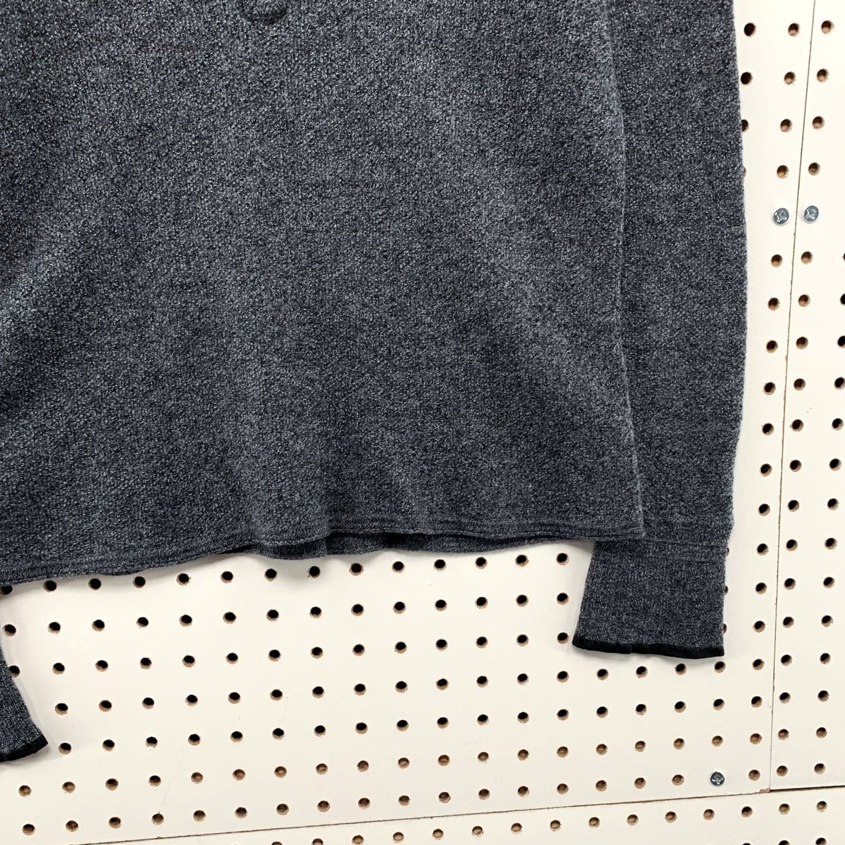 Rag & Bone Rag & bone Thermal Henley Top Womens L Gray Long Sleeve Casual Shirt Size L / US 10 / IT 46 - 7 Thumbnail