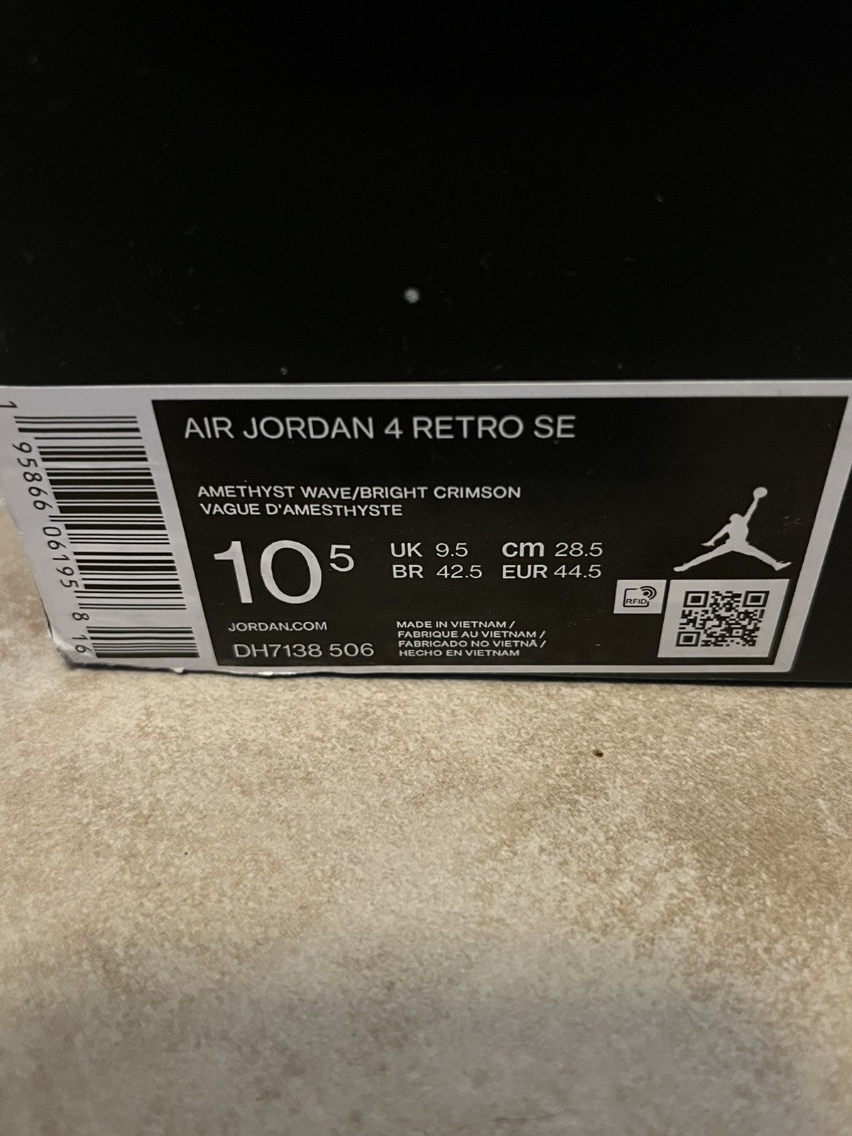 Jordan Brand AIR JORDAN 4 RETOR ‘ZEN MASTER’ Size US 10.5 / EU 43-44 - 9 Thumbnail