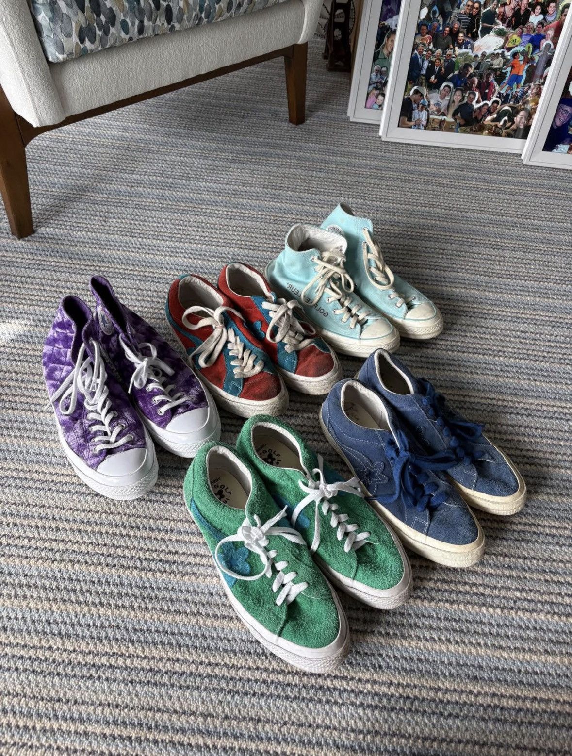 Converse × Golf le Fleur Golf Le Fleur shoe lot! Size US 10.5 / EU 43-44 - 1 Thumbnail