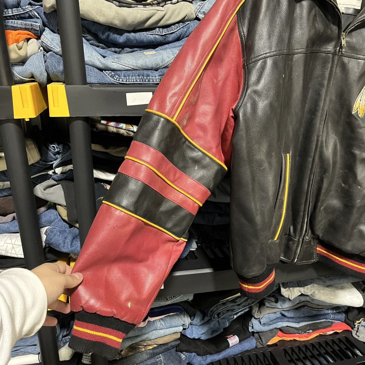 NFL Vintage Washington Redskins Embroidered G-lll Leather Jacket Size US L / EU 52-54 / 3 - 4 Thumbnail