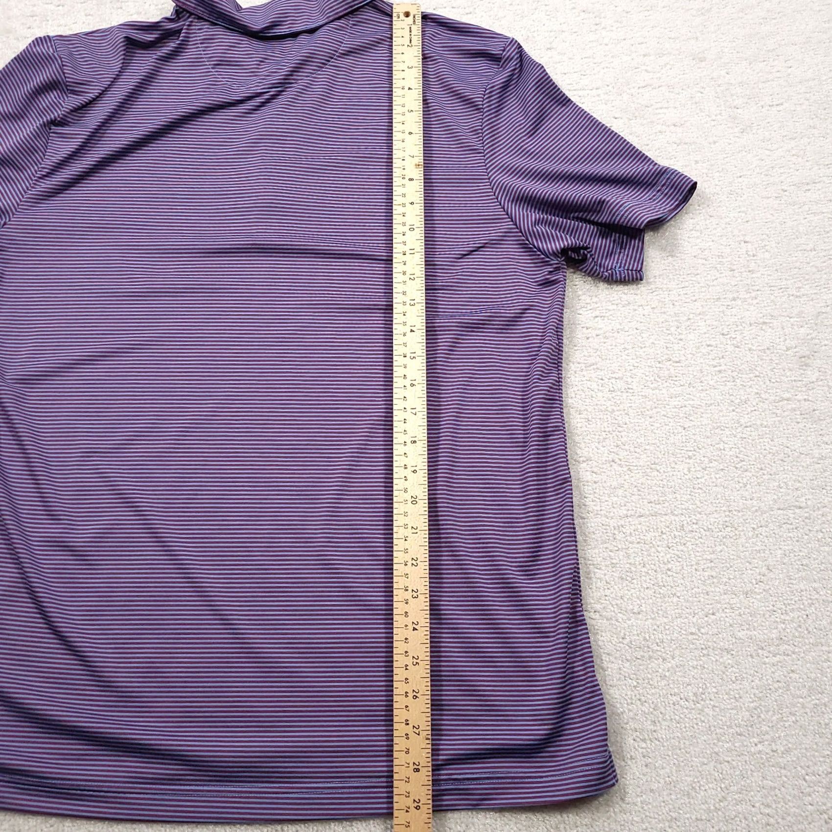 Vintage Kirkland Signature Polo Shirt Mens Large Performance Golf Short Sleeve Purple Size US L / EU 52-54 / 3 - 6 Thumbnail