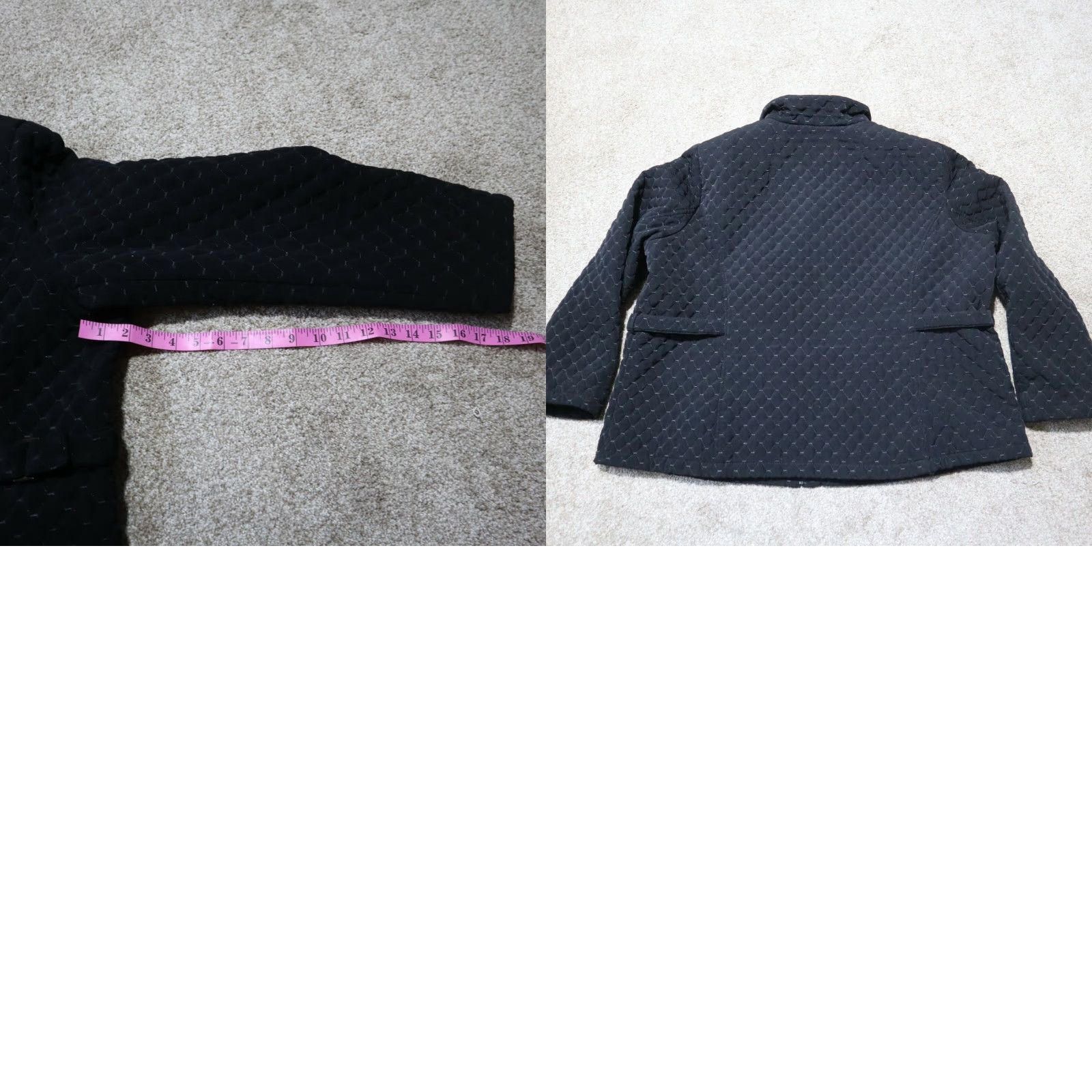 Vintage St Johns Bay Jacket Black Long Sleeve Full Zip Women's 3X Plus Size 3X 3XL XXXL Women Jacket Size XXL / US 16-18 / IT 52-54 - 8 Thumbnail