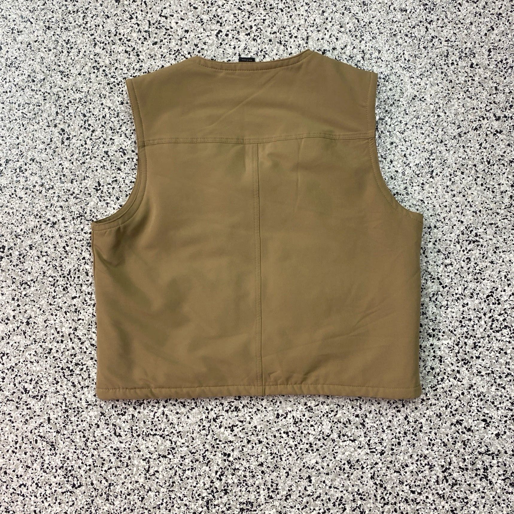 Bonobos Bonobos Vest Mens Beige Outdoor Zip Up L Regular Reversible Bomber Jacket Style Outdoor Vest Size US L / EU 52-54 / 3 - 5 Thumbnail