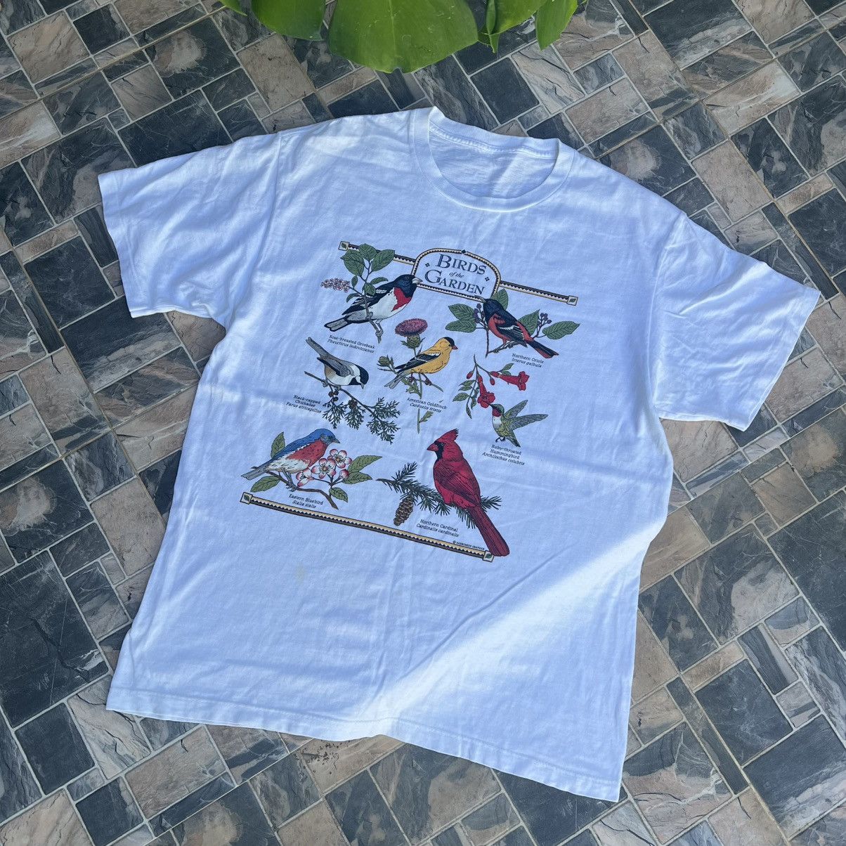 Vintage Bird Of The Garden. 90s Size US L / EU 52-54 / 3 - 2 Thumbnail
