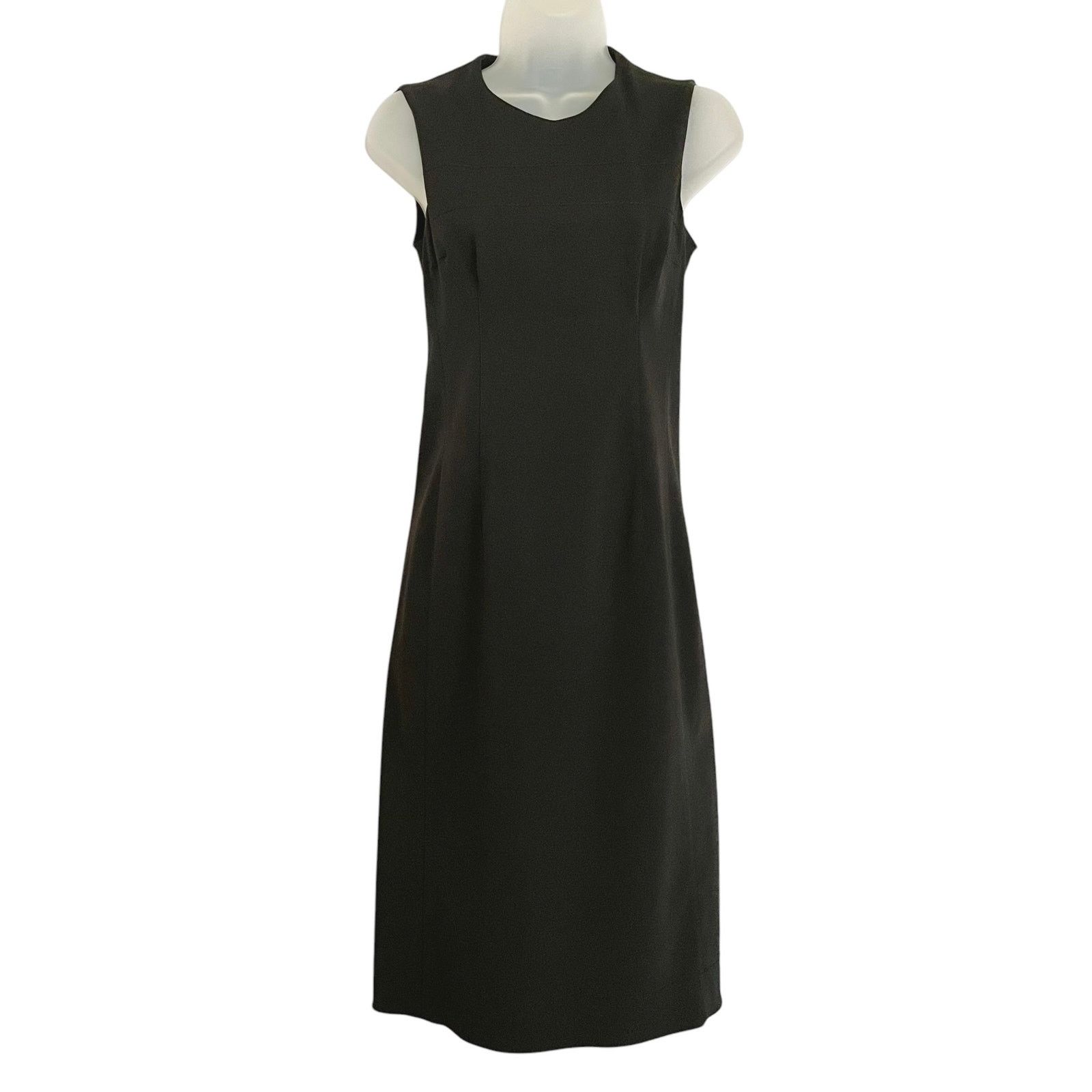 Prada × Vintage Prada Vintage Black Embroidered Knee-Length Sheath Dress Size XS / US 0-2 / IT 36-38 - 1 Thumbnail