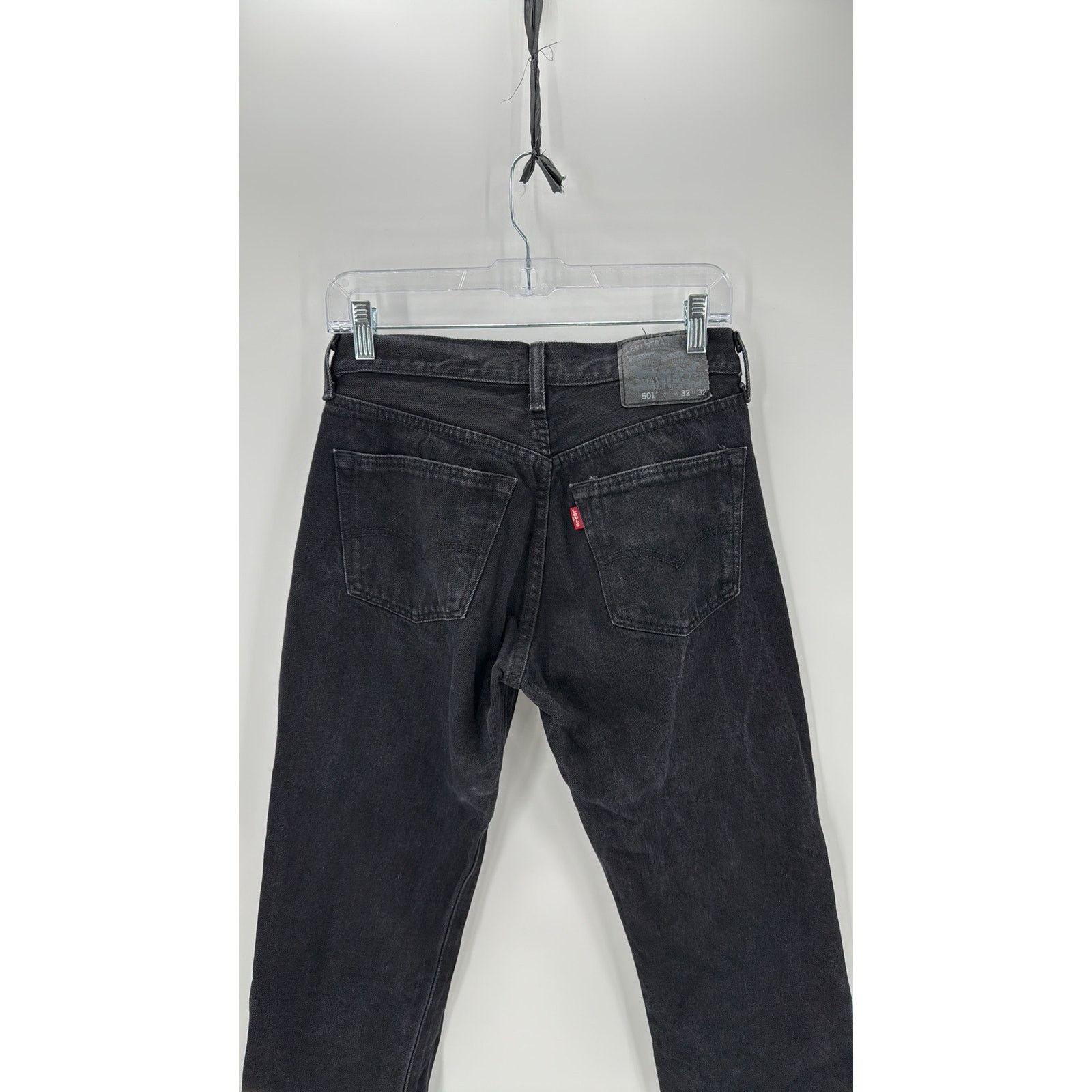 Levi's 501 Original Fit Men's Jeans straight fit button fly black Size US 32 / EU 48 - 7 Thumbnail