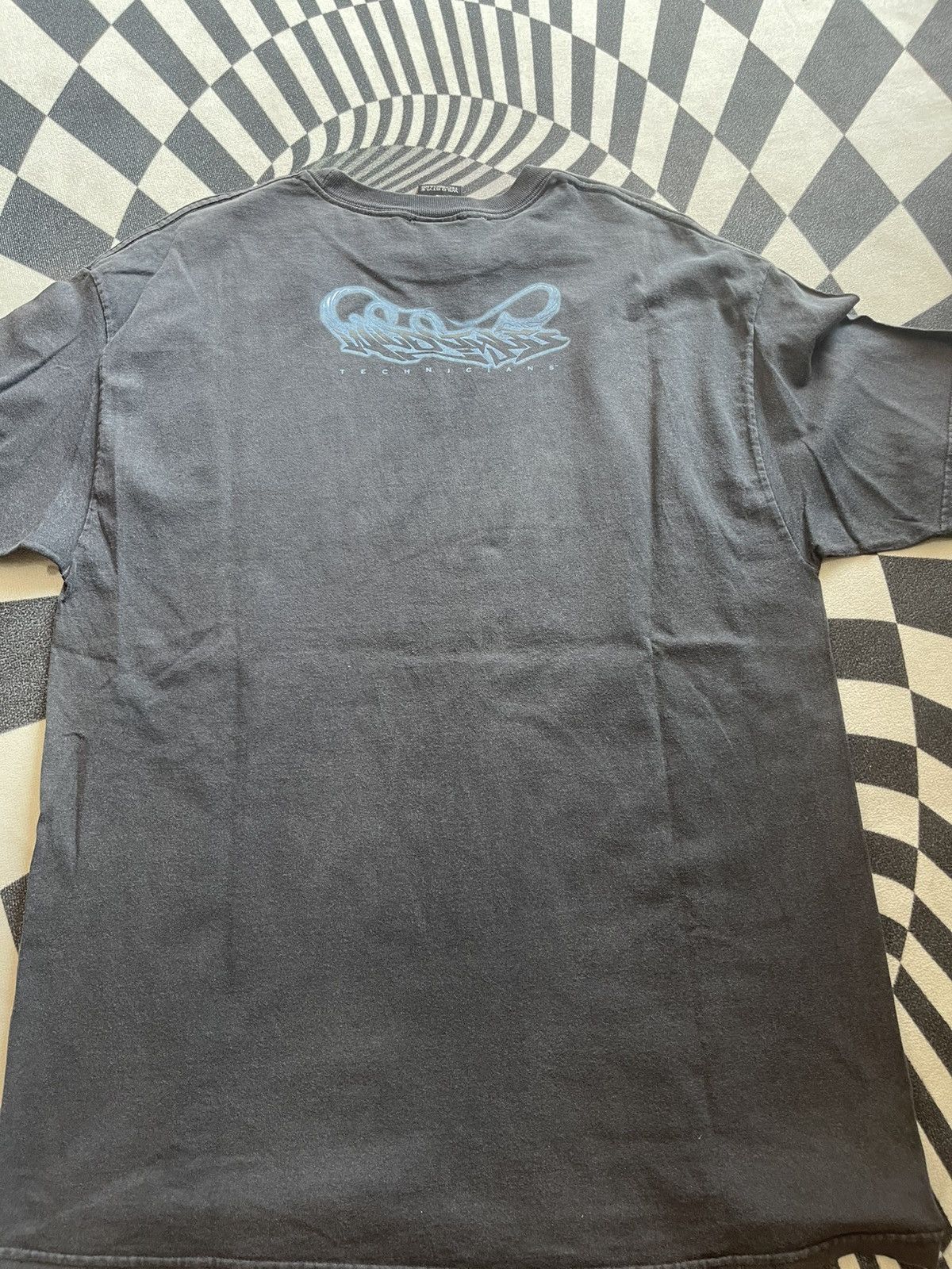 Vintage Vtg Wild Style Technicians Graffiti Gas Mask T-Shirt XL Y2K Size US XL / EU 56 / 4 - 8 Thumbnail