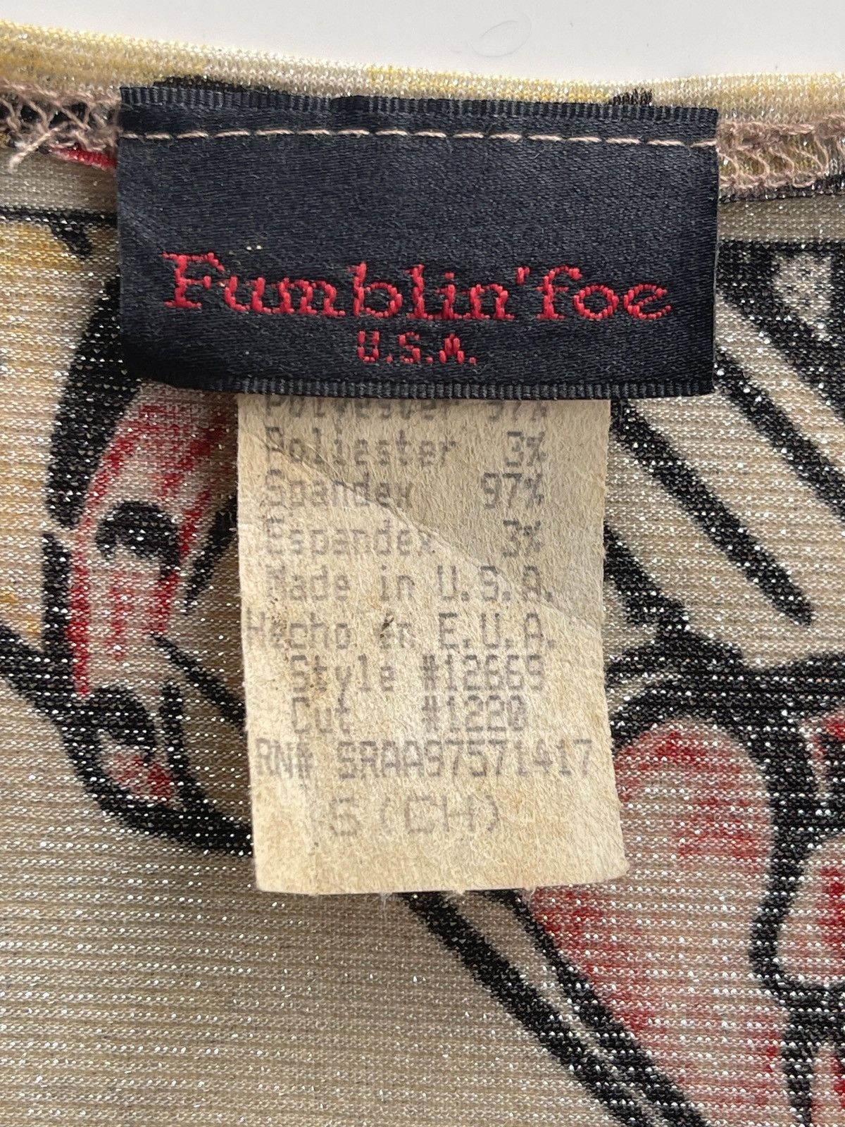 Vintage Vintage Fullprint Fitted Tank Top Size S / US 4 / IT 40 - 6 Thumbnail